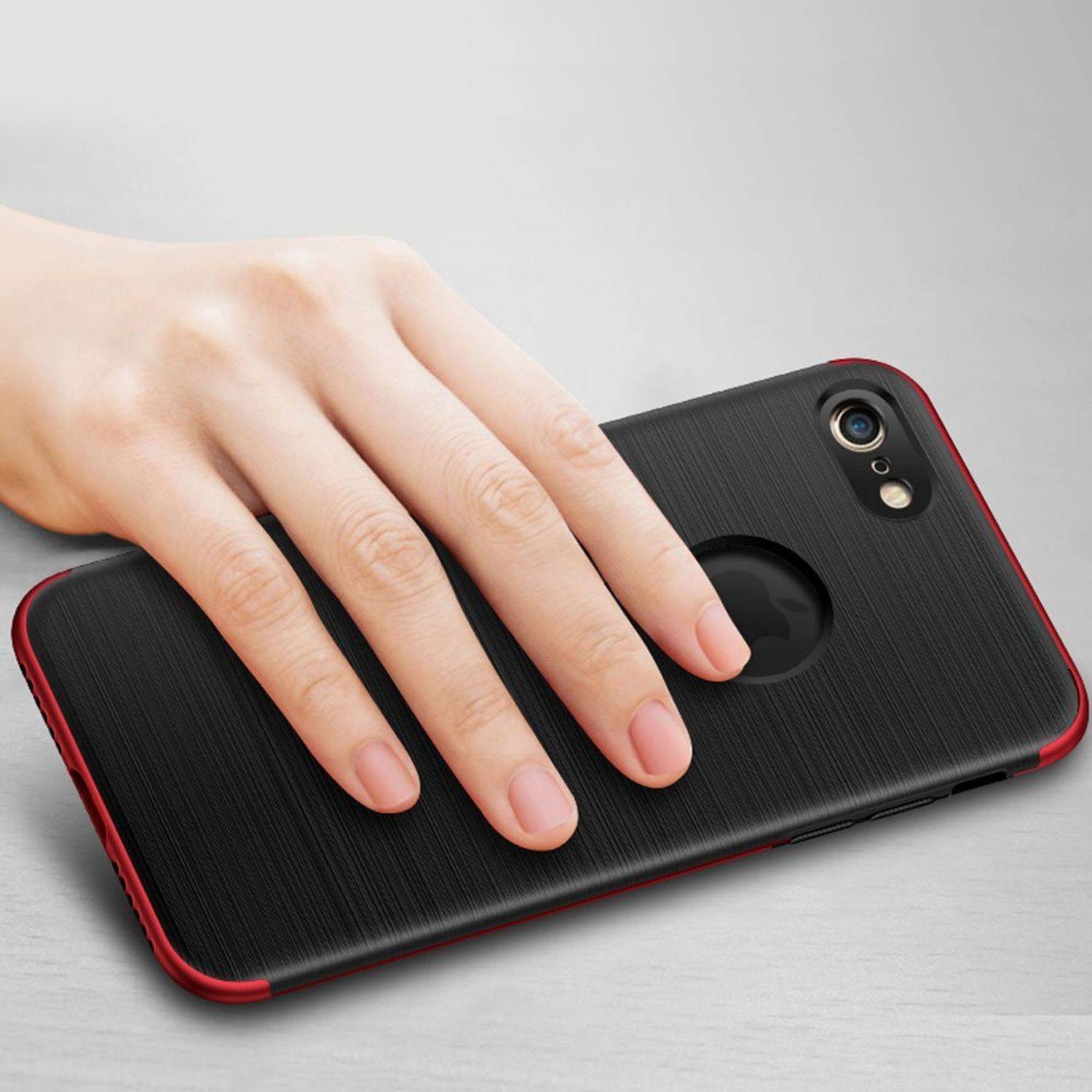 Apple iPhone 7 Plus / 8 Plus Handyhülle Backcover Rot