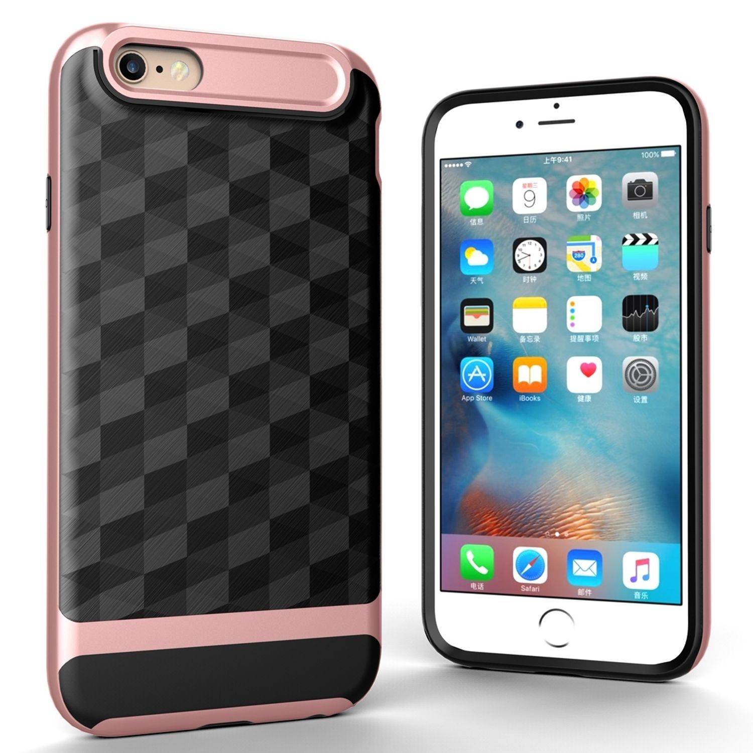 Apple iPhone 6 / 6s Handyhülle Backcover Rosa