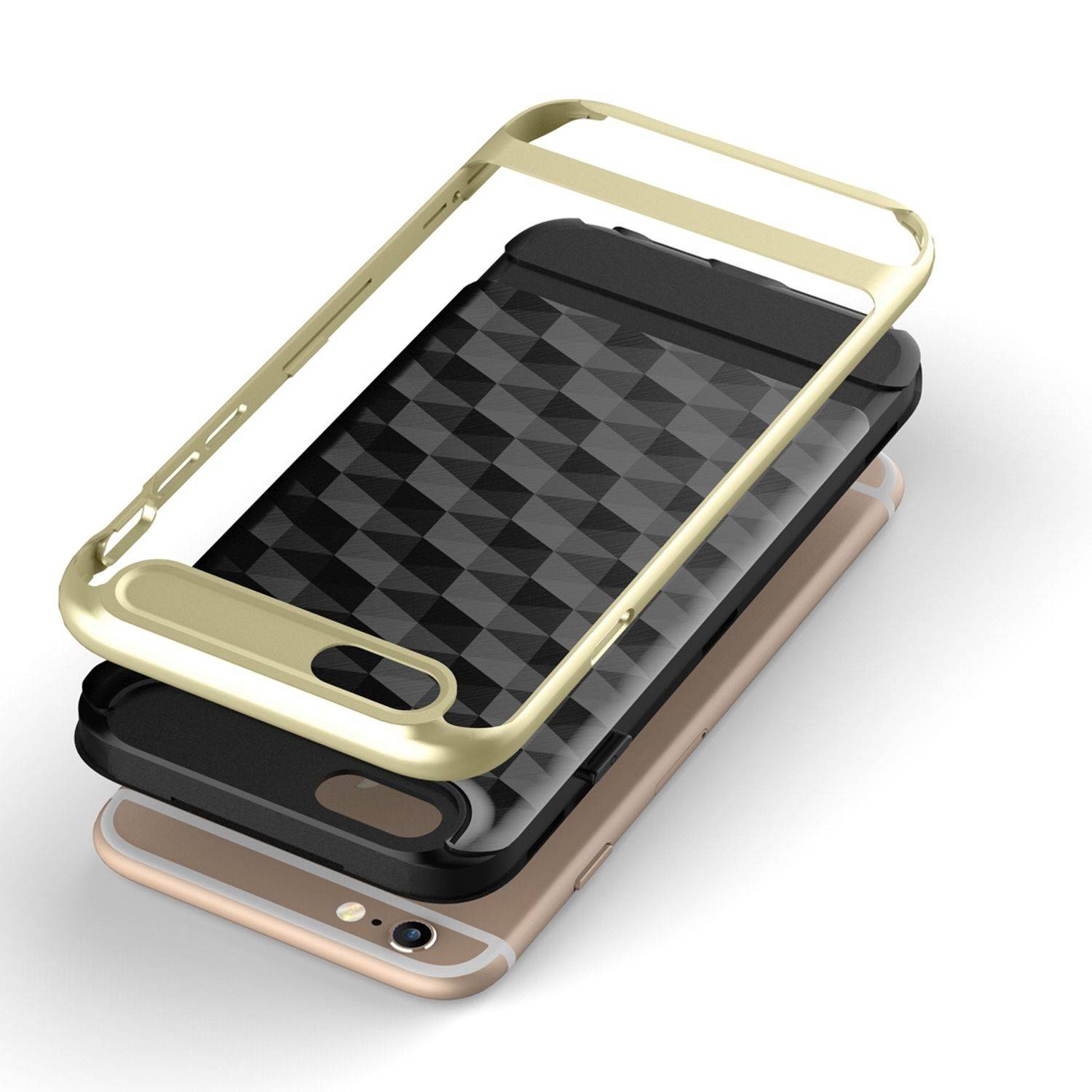 Apple iPhone 6 / 6s Handyhülle Backcover Silber