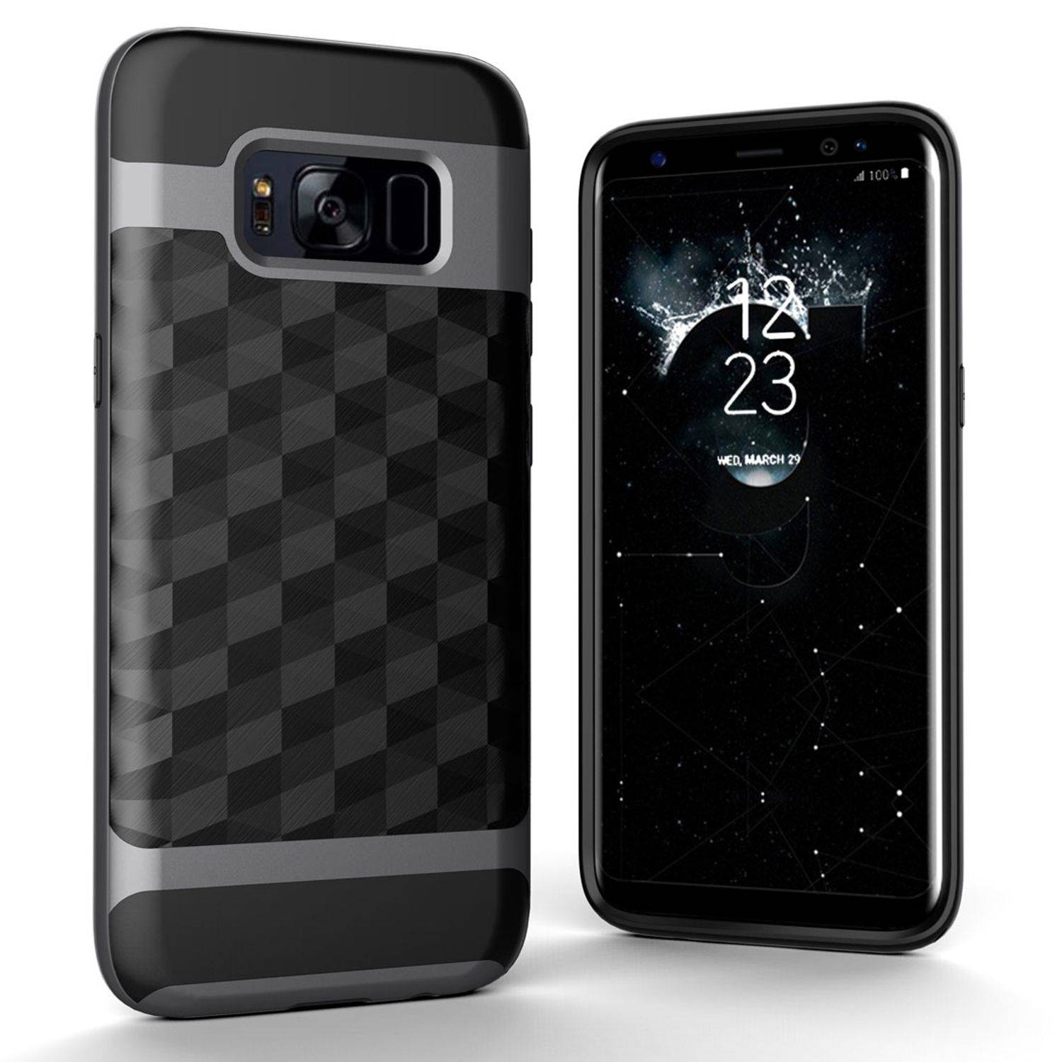 Samsung Galaxy S7 Handyhülle Backcover Grau