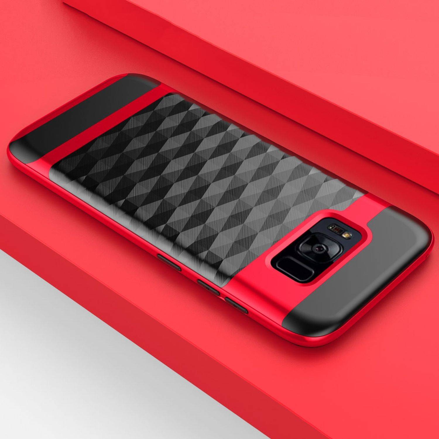Samsung Galaxy S7 Handyhülle Backcover Rot