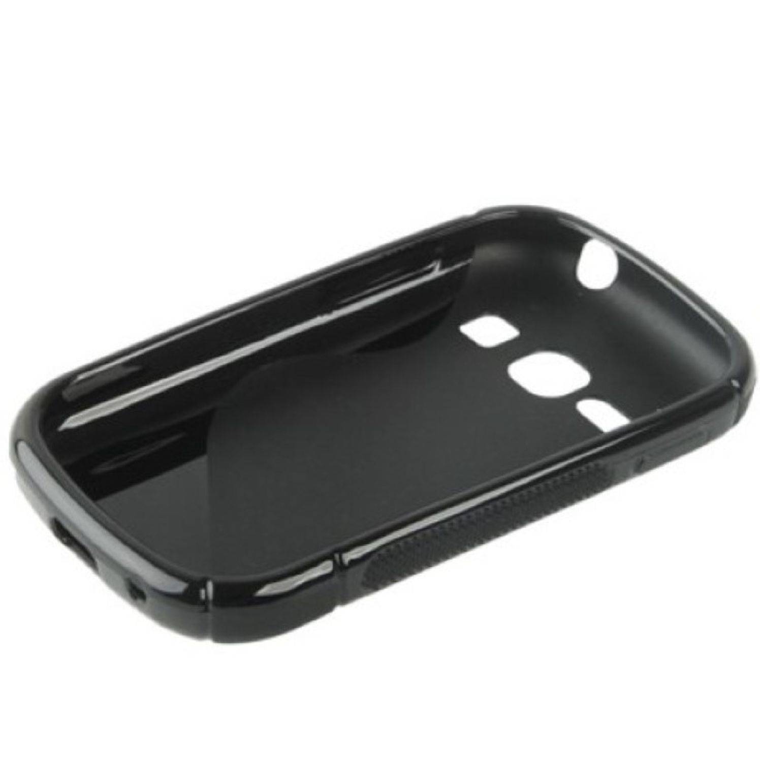 Samsung Galaxy Fame S6810 Handyhülle Backcover Schwarz