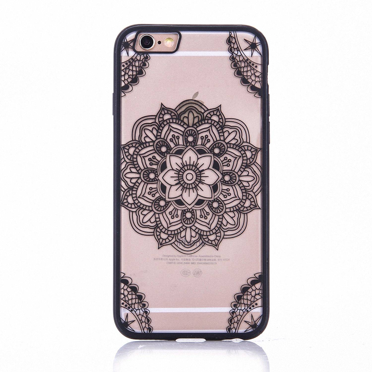 Samsung Galaxy S6 Edge Handyhülle Backcover Schwarz