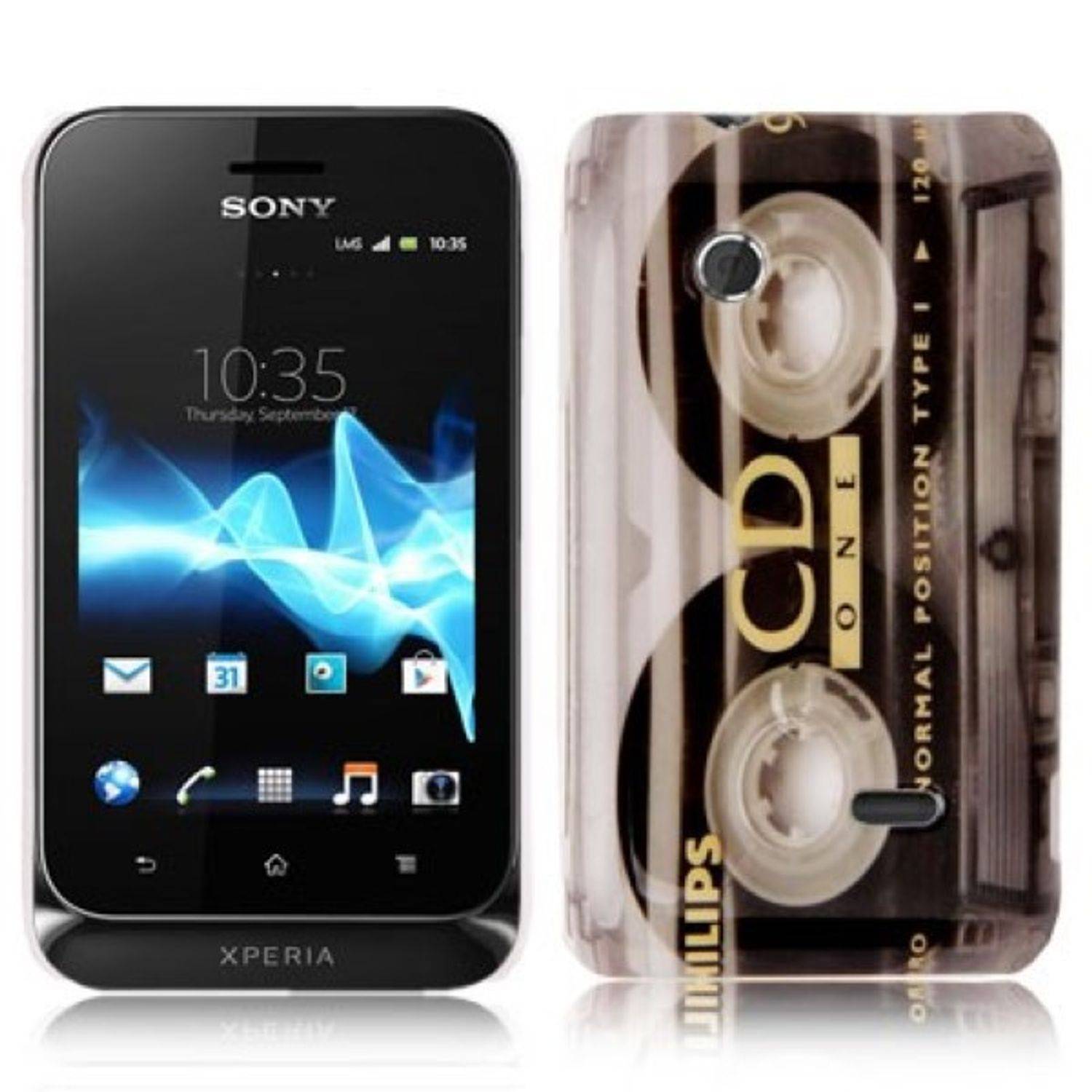 Sony Xperia Tipo ST21i Handyhülle Backcover Mehrfarbig