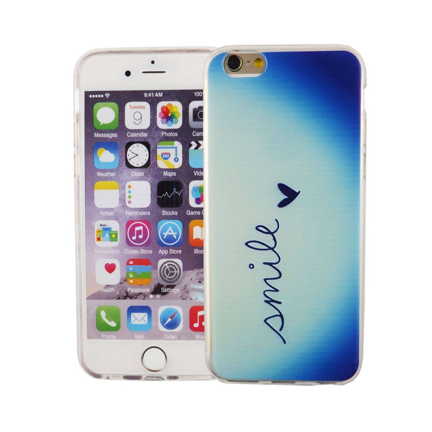 Apple iPhone 6 / 6s Handyhülle Bumper Backcover Blau