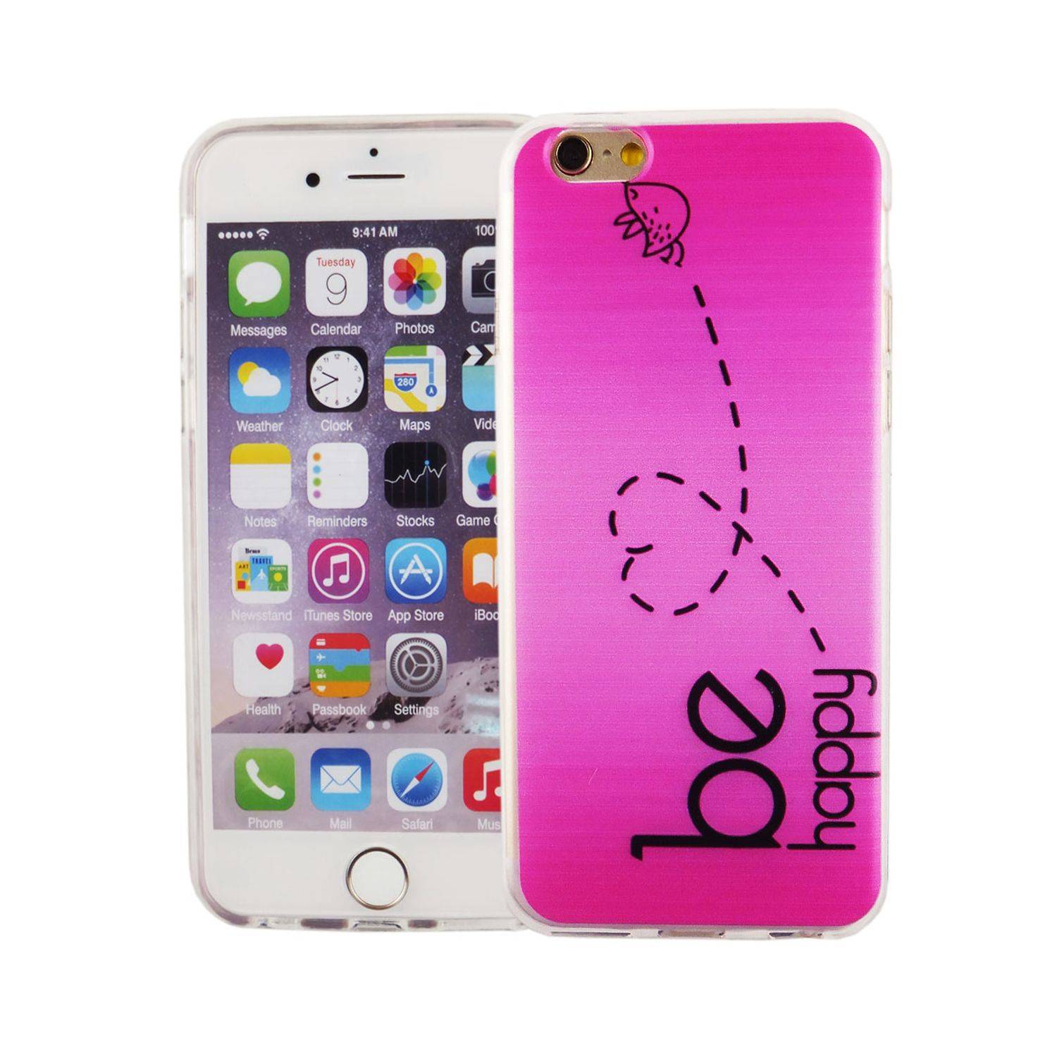 Apple iPhone 6 / 6s Handyhülle Bumper Backcover Rosa
