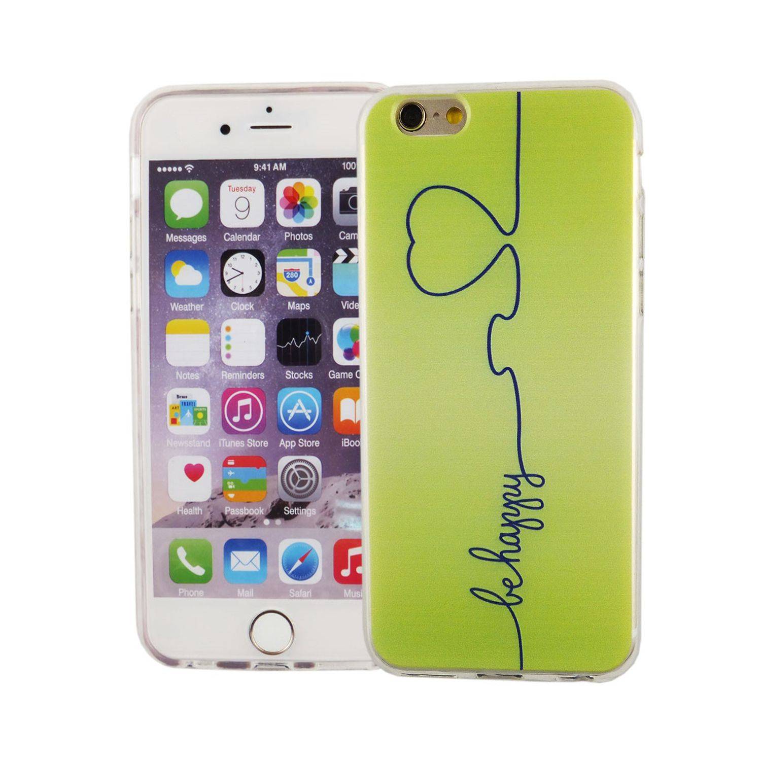 Apple iPhone 6 / 6s Handyhülle Bumper Backcover Grün