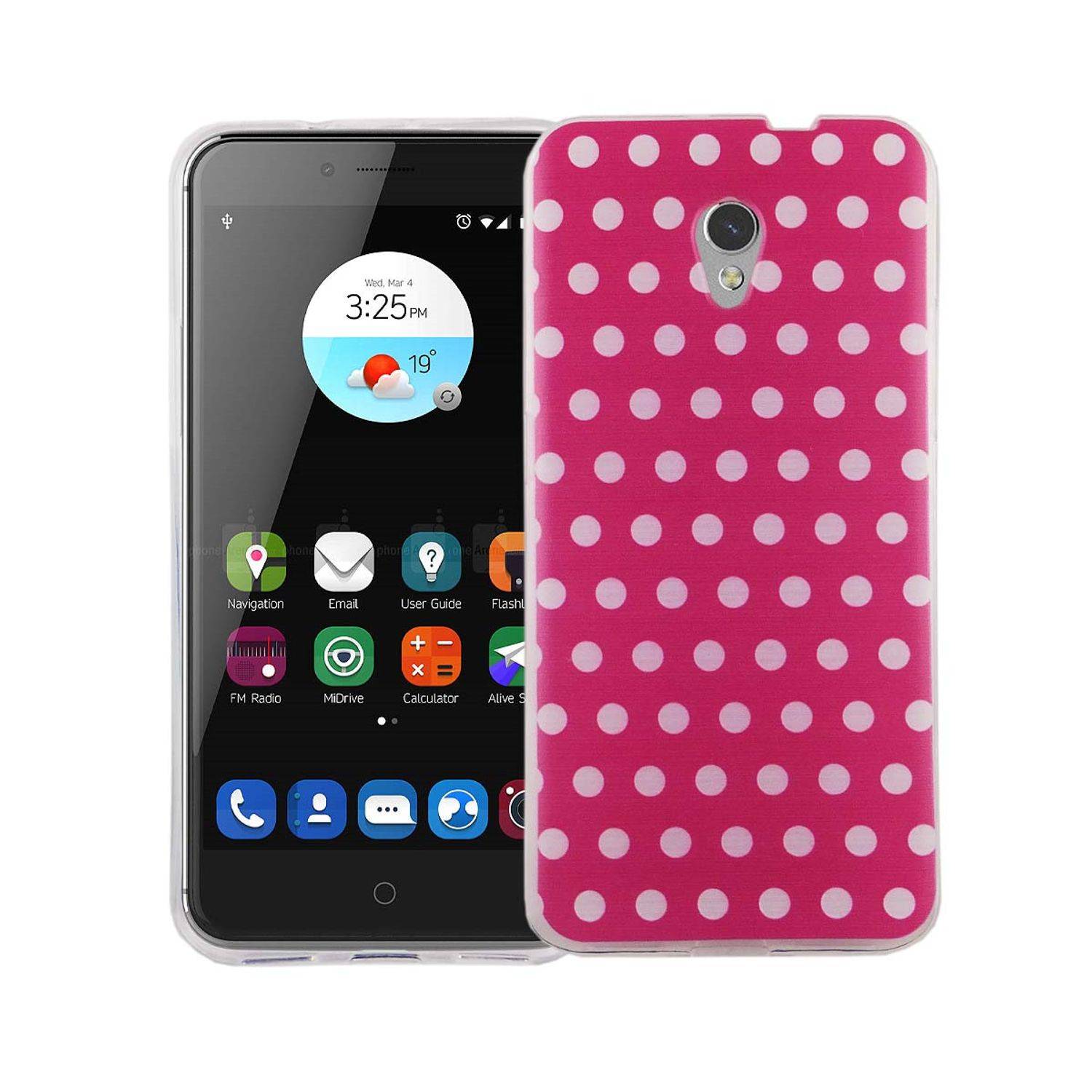 ZTE Blade V7 Handyhülle Bumper Backcover Rosa
