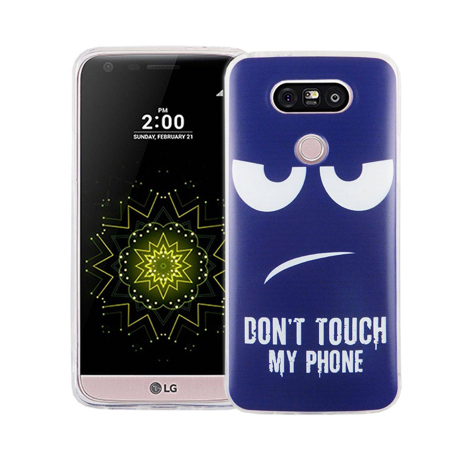 LG G5 Handyhülle Bumper Backcover Blau