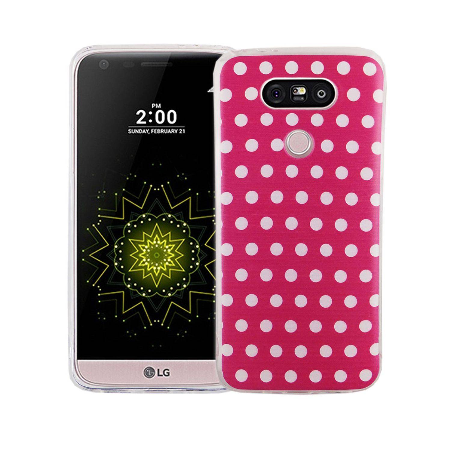 LG G5 Handyhülle Bumper Backcover Rosa