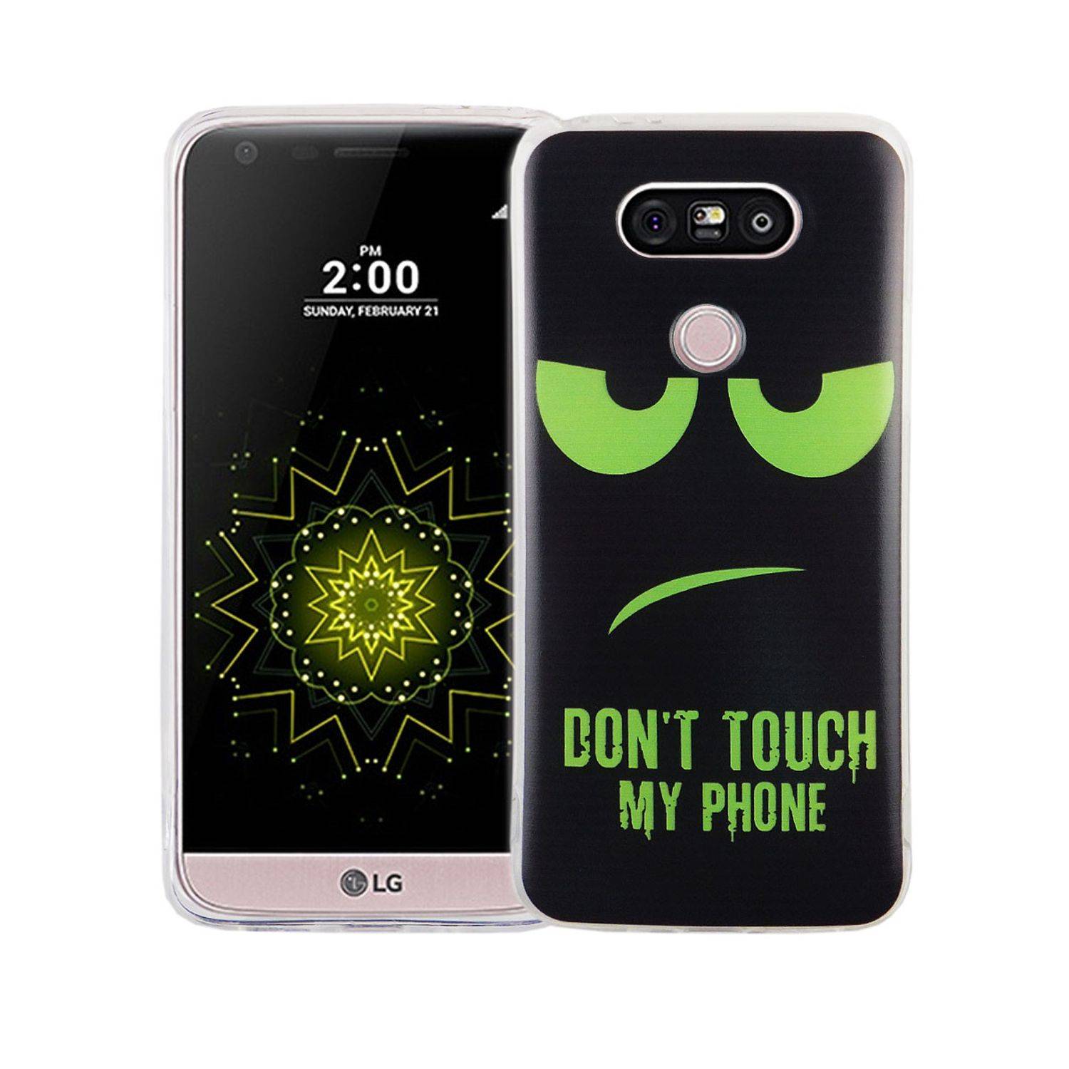LG G5 Handyhülle Bumper Backcover Schwarz