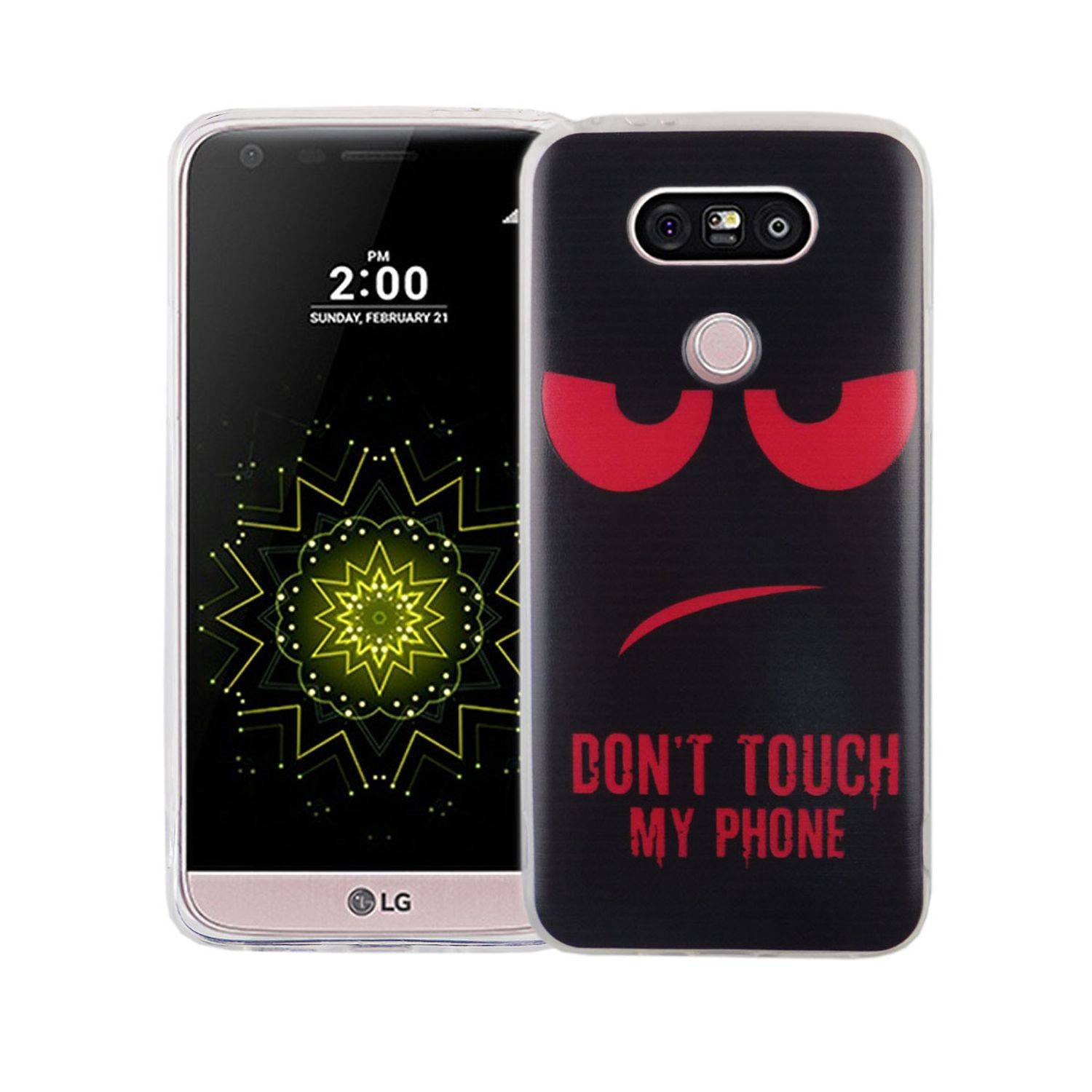 LG G5 Handyhülle Bumper Backcover Schwarz