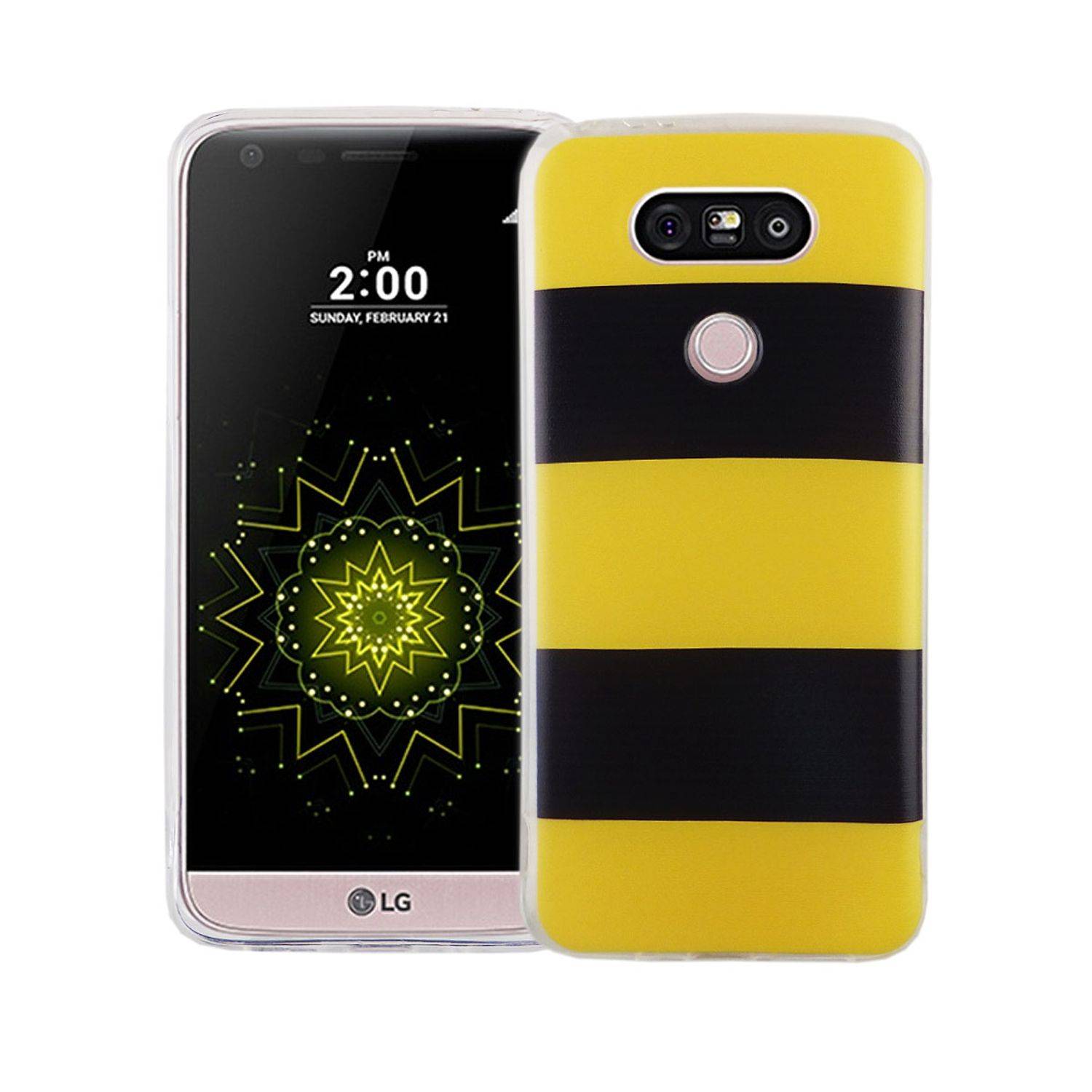LG G5 Handyhülle Bumper Backcover Schwarz