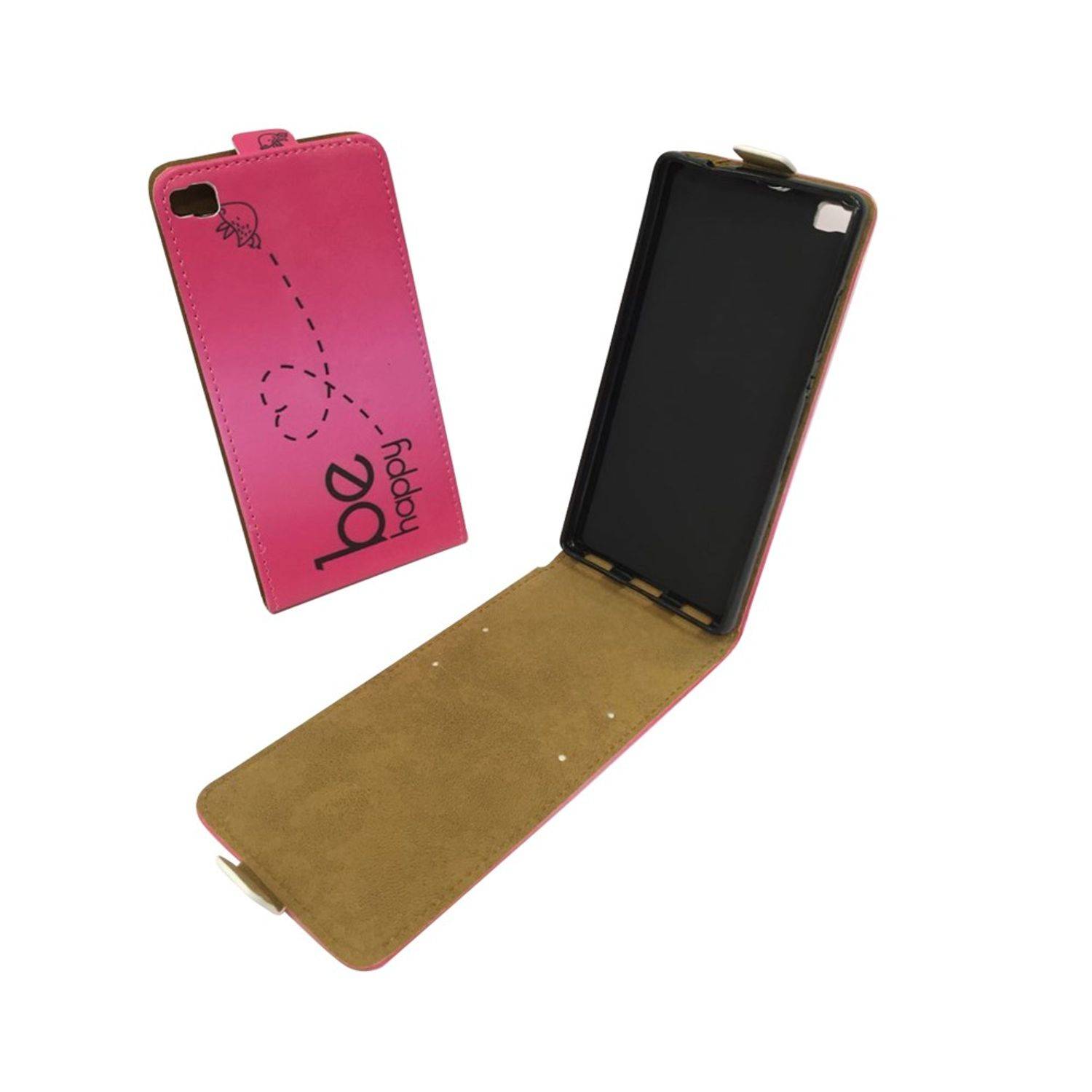 Huawei P8 Handyhülle Backcover Rosa