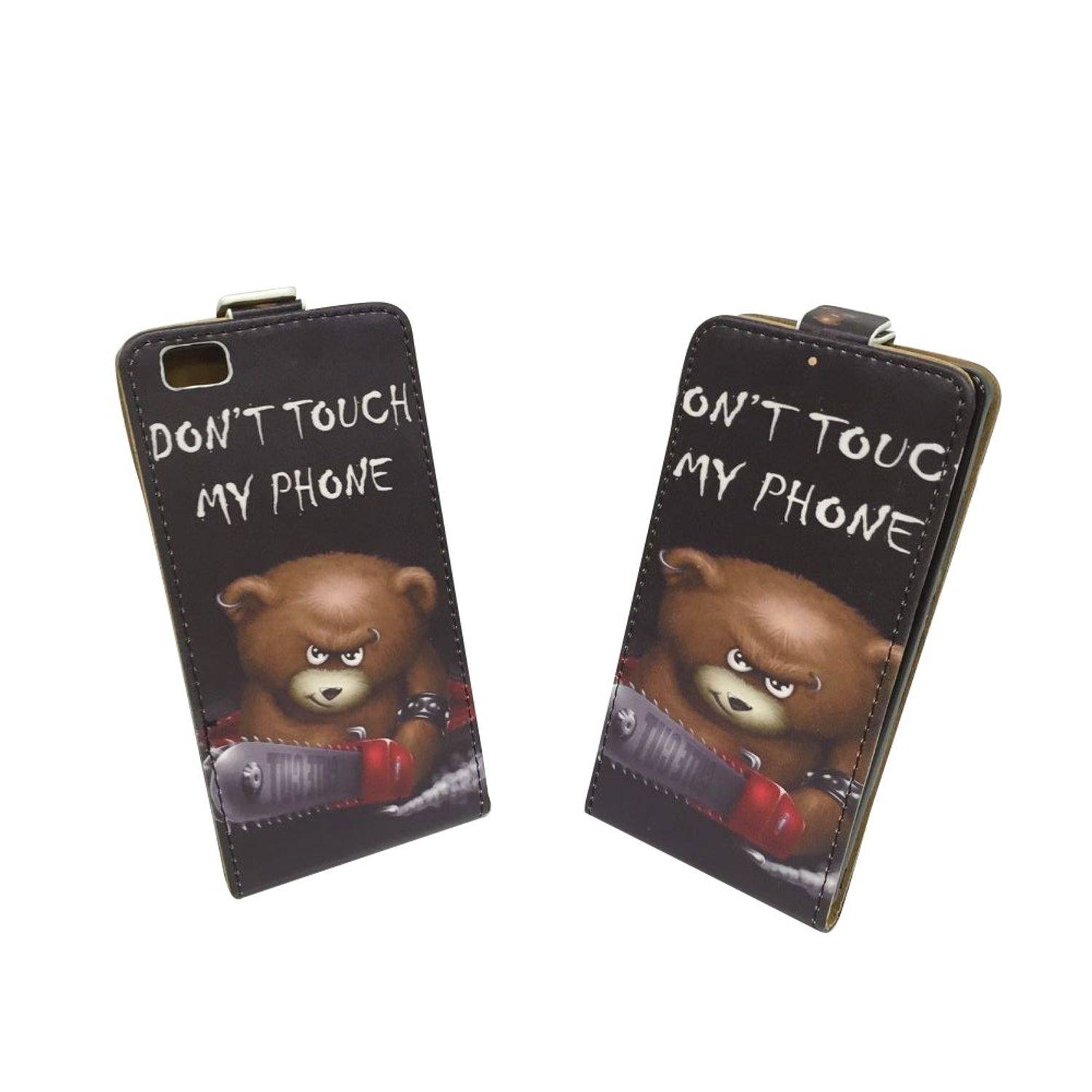 Huawei P8 Lite Handyhülle Backcover Schwarz