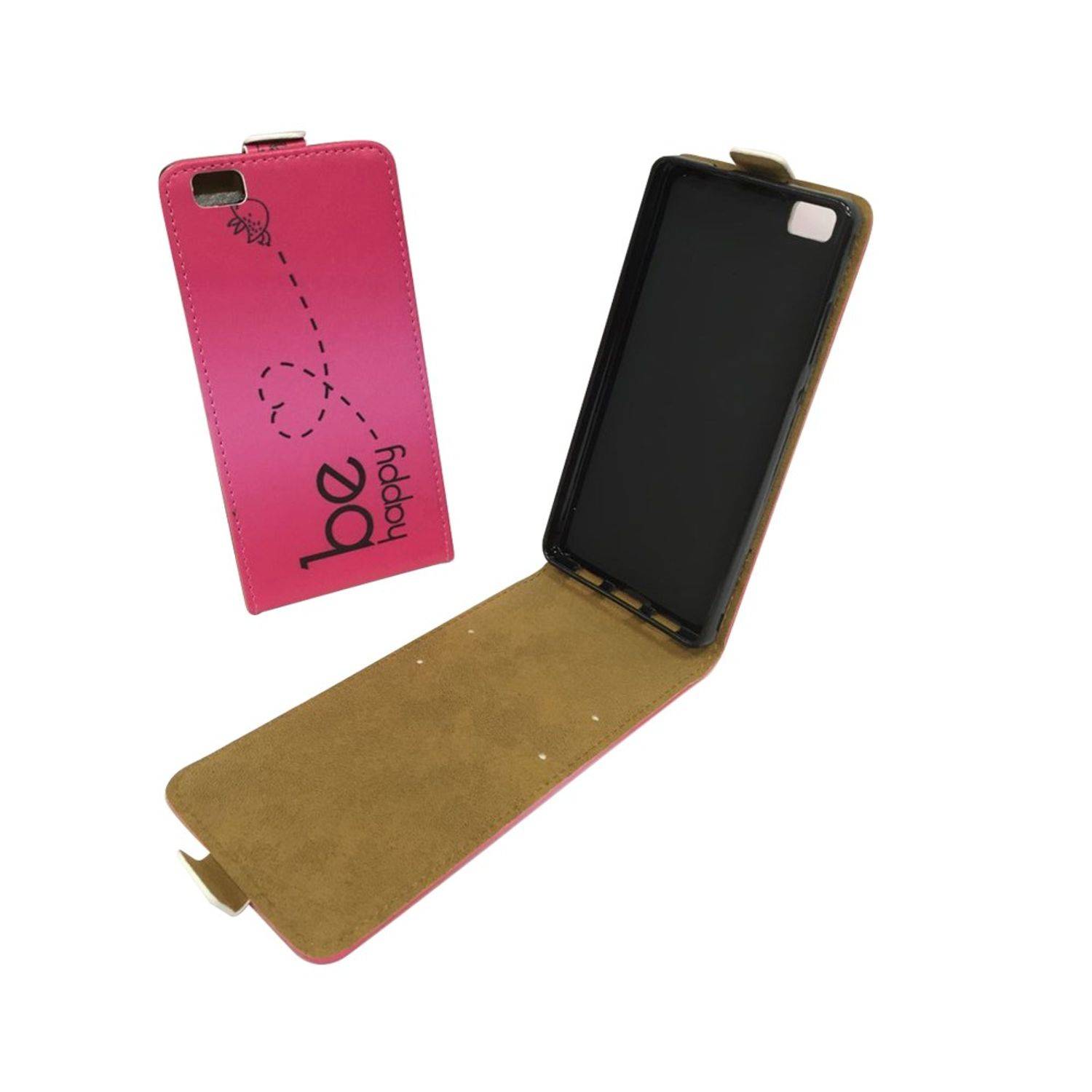 Huawei P8 Lite Handyhülle Backcover Rosa