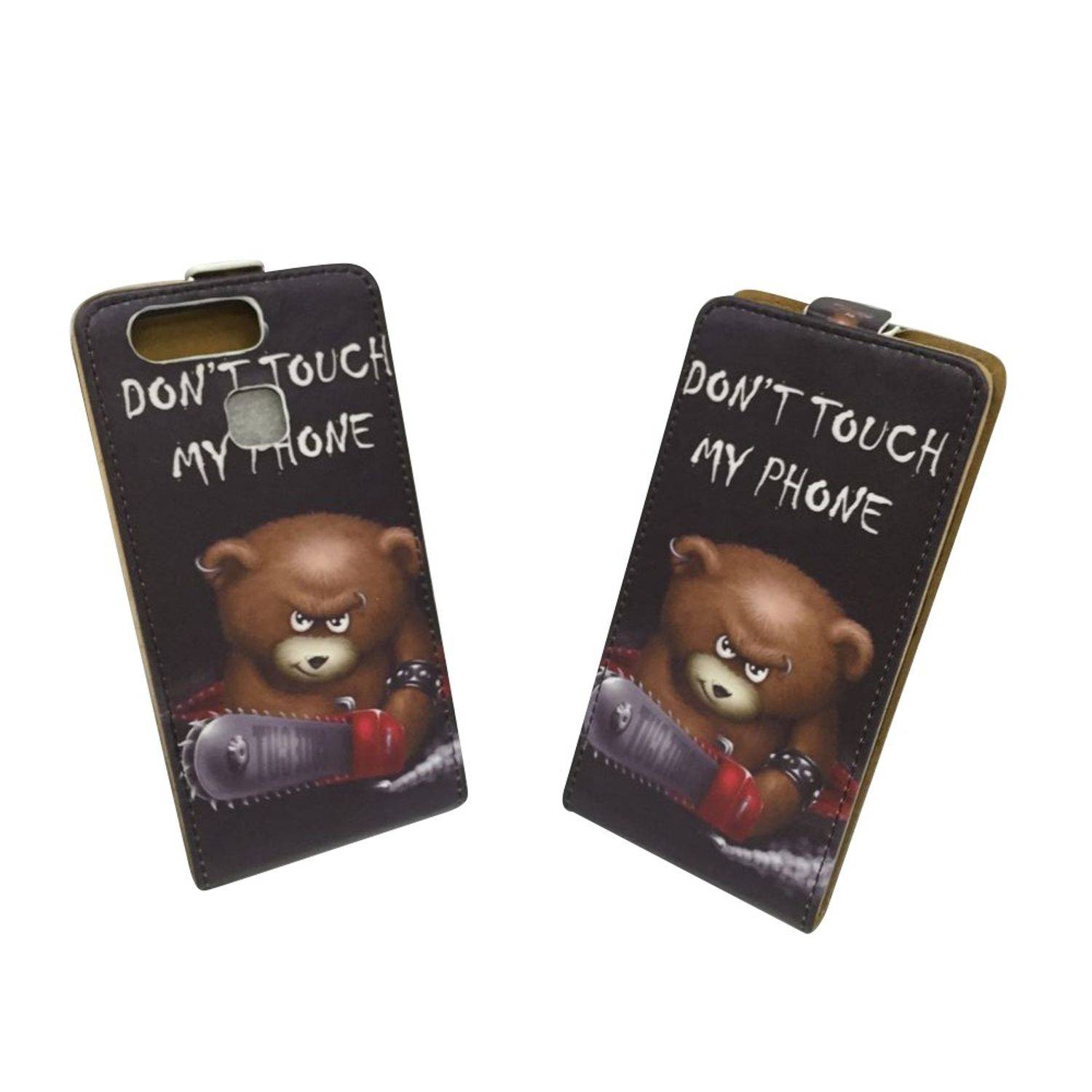 Huawei P9 Handyhülle Backcover Schwarz