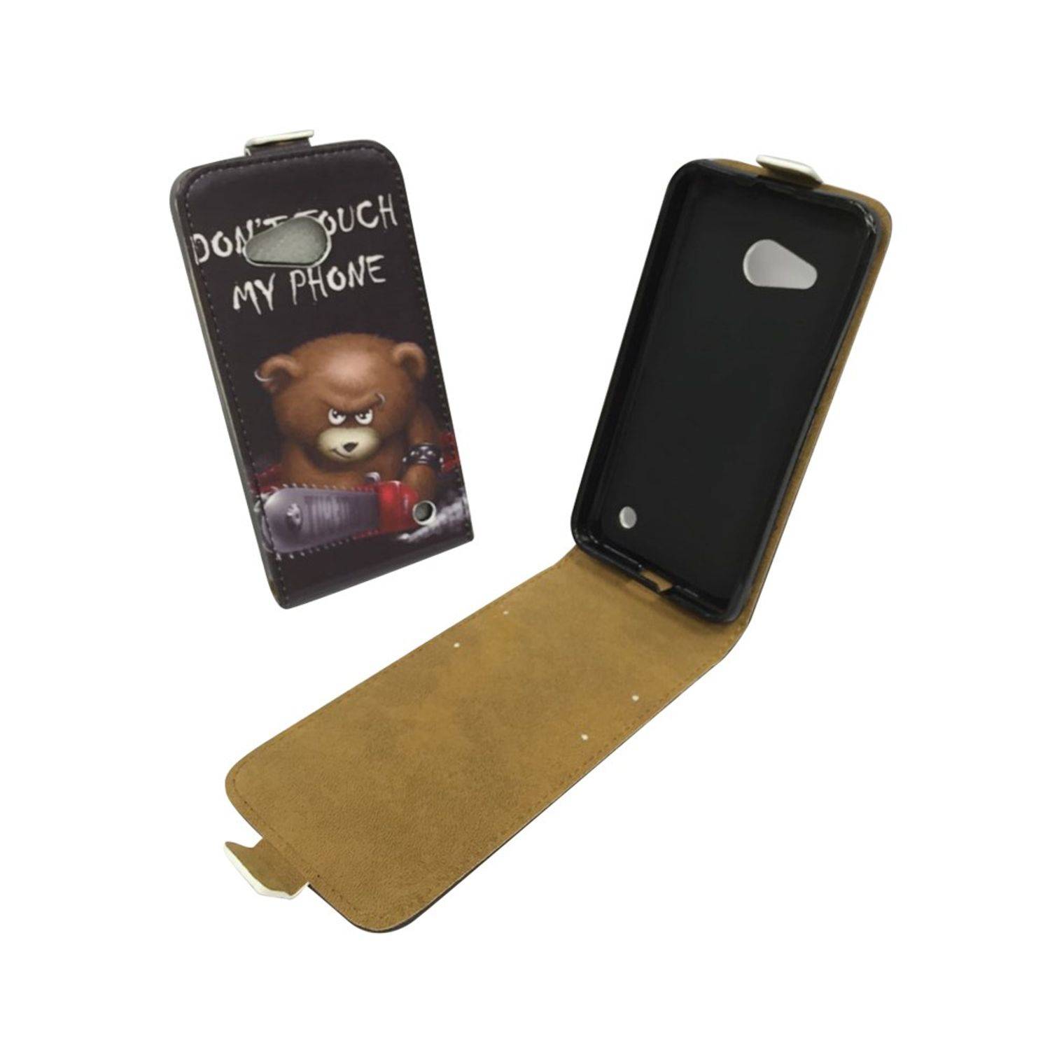 Microsoft Lumia 640 Handyhülle Backcover Schwarz