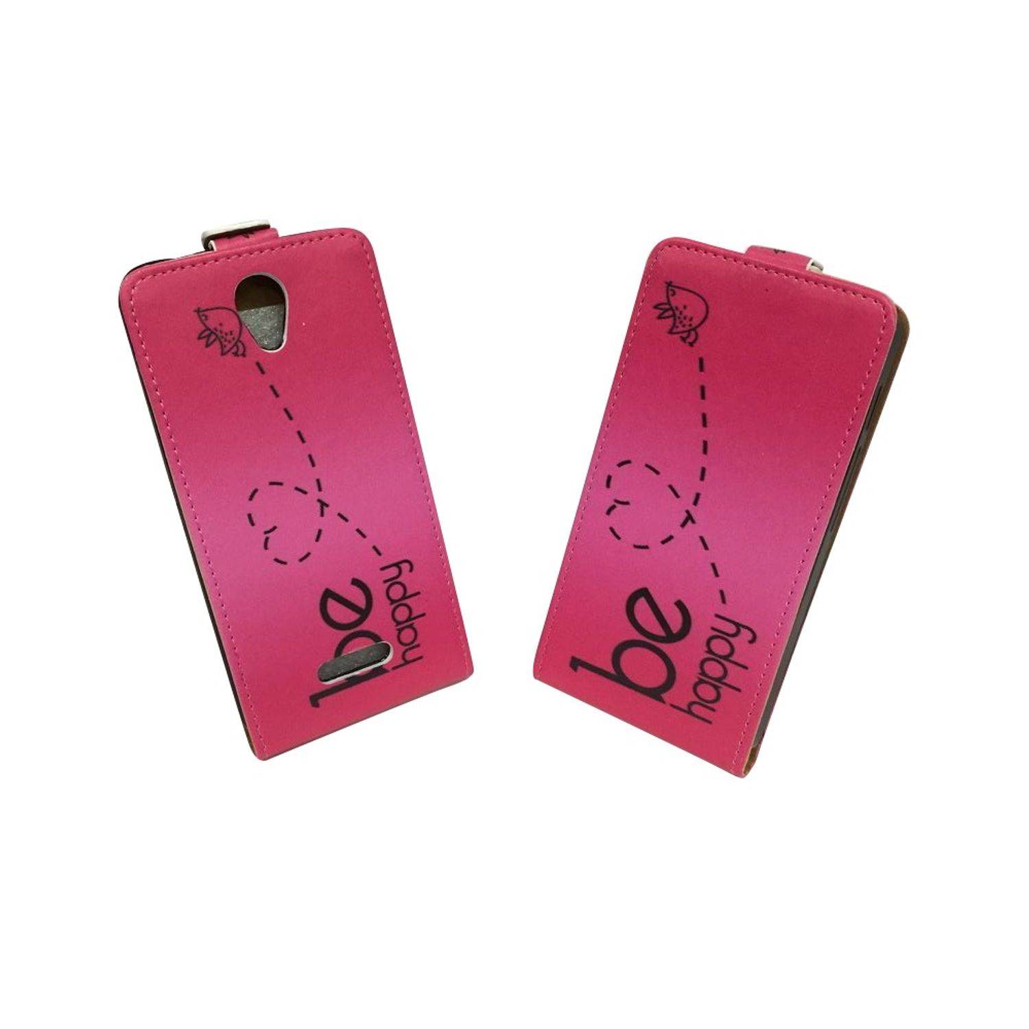 Alcatel Pop 4 Handyhülle Backcover Rosa