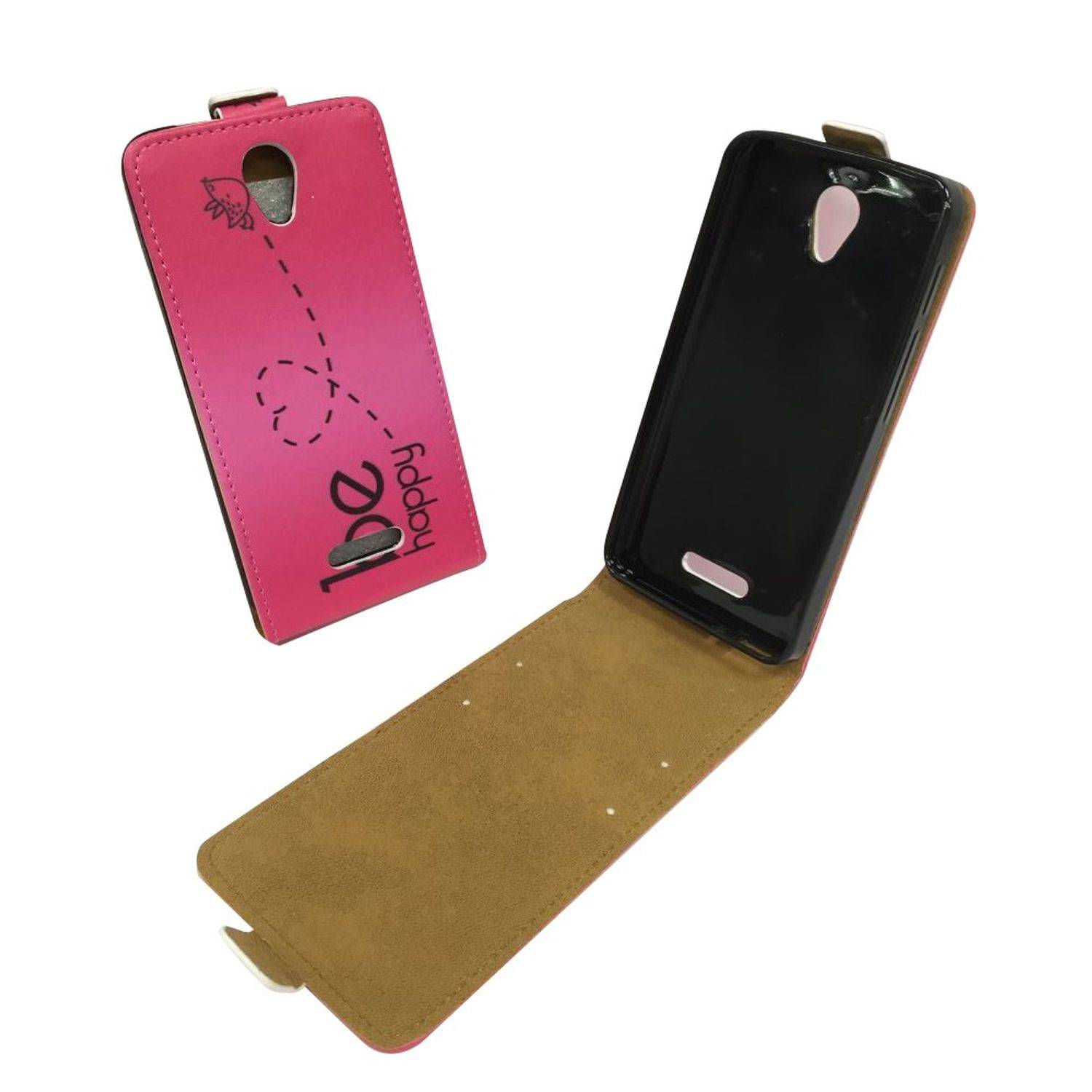 Alcatel Pop 4 Handyhülle Backcover Rosa