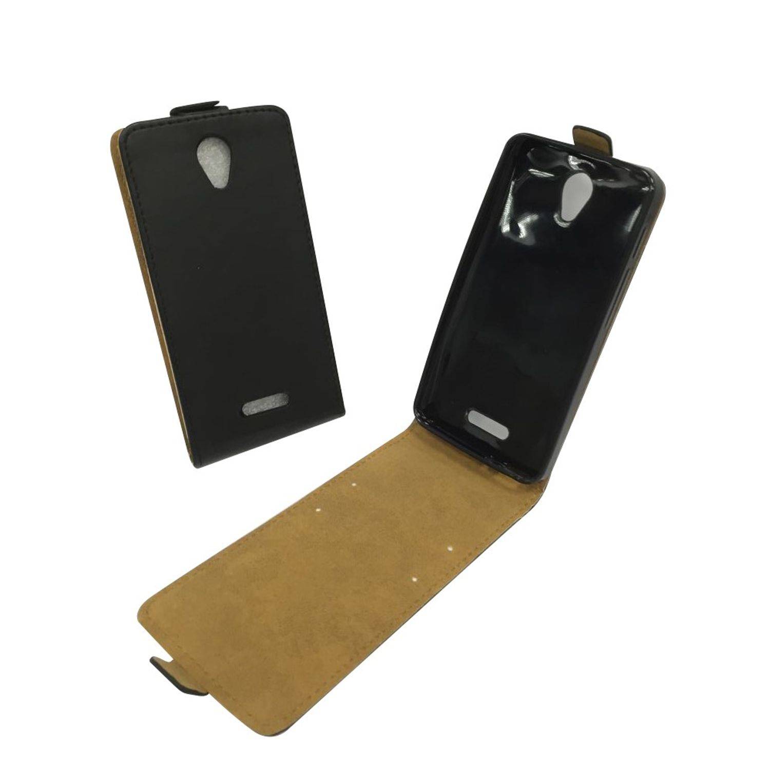 Alcatel Pop 4 Handyhülle Backcover Schwarz