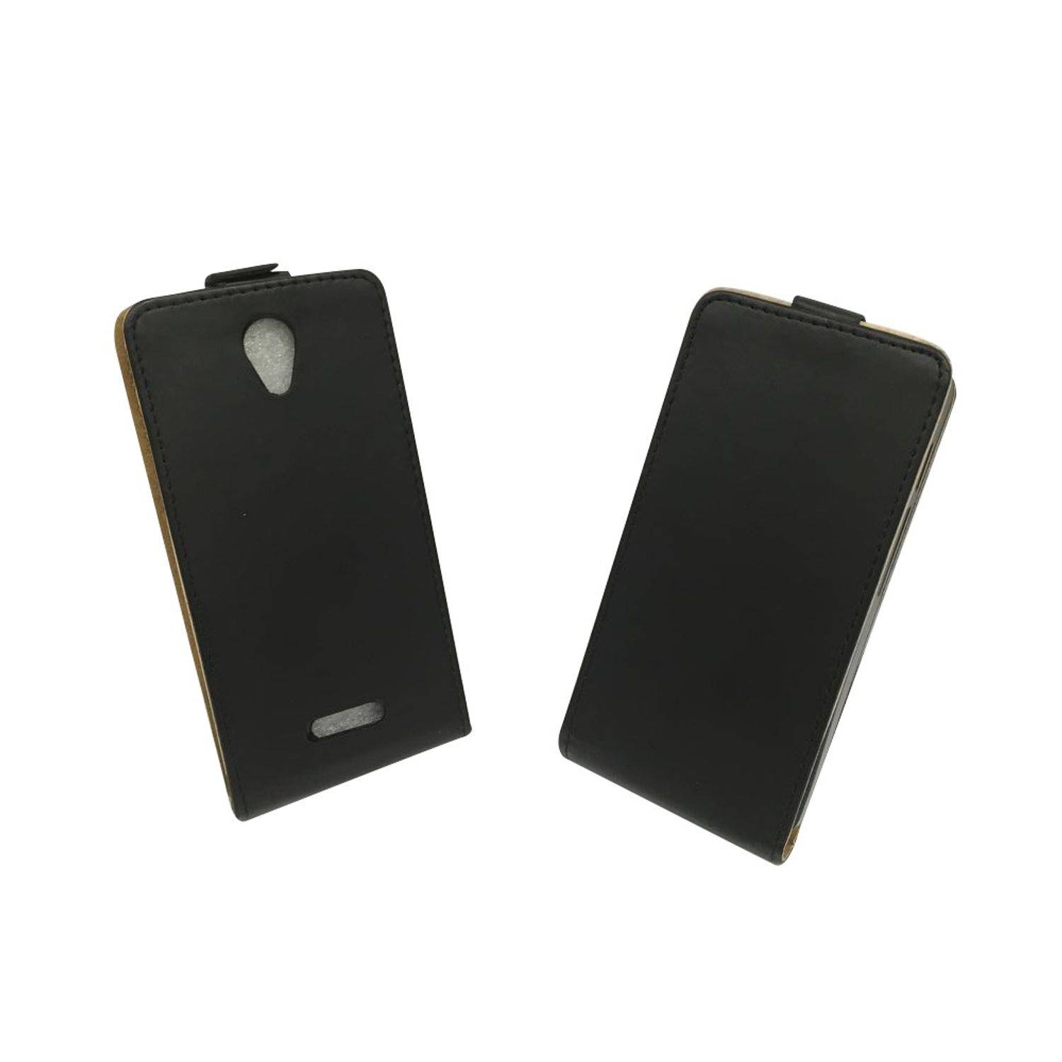 Alcatel Pop 4 Handyhülle Backcover Schwarz