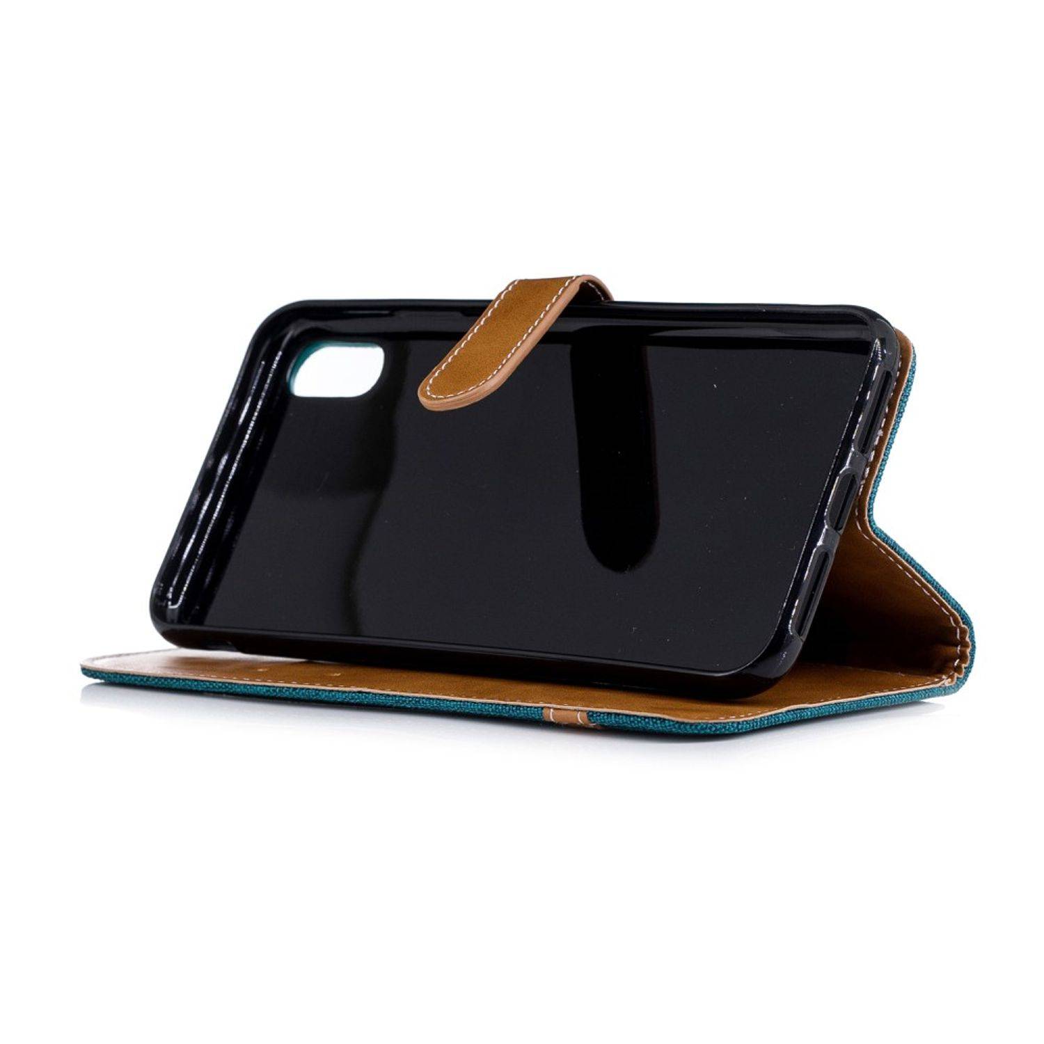 Apple iPhone XS Max Handyhülle Bookcover Grün