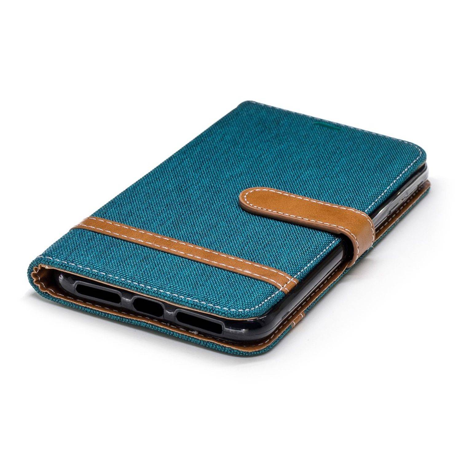 Apple iPhone XS Max Handyhülle Bookcover Grün