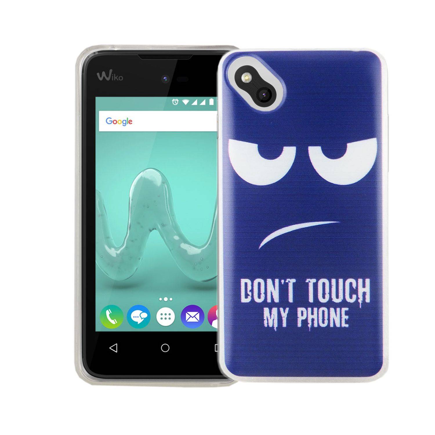 Wiko Sunny Handyhülle Bumper Backcover Blau