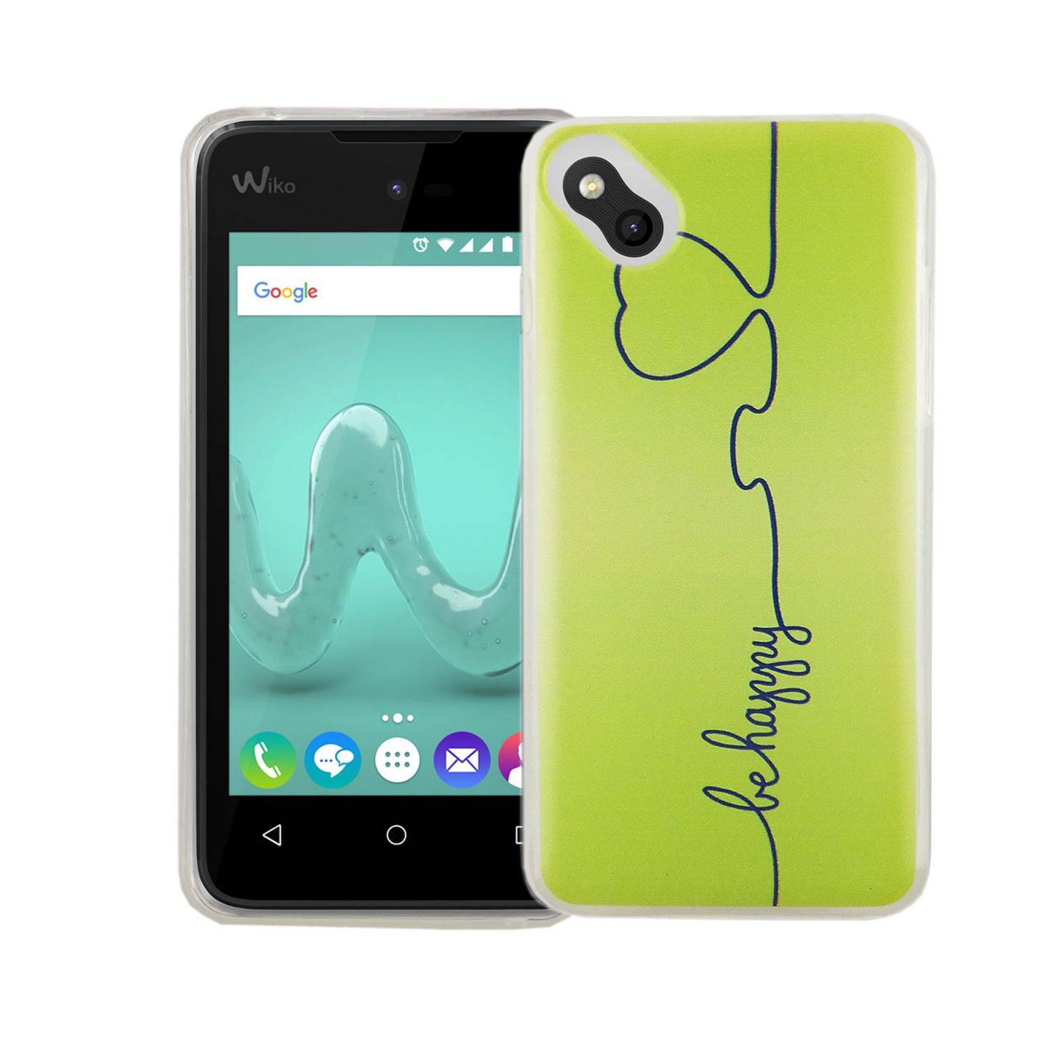 Wiko Sunny Handyhülle Bumper Backcover Grün