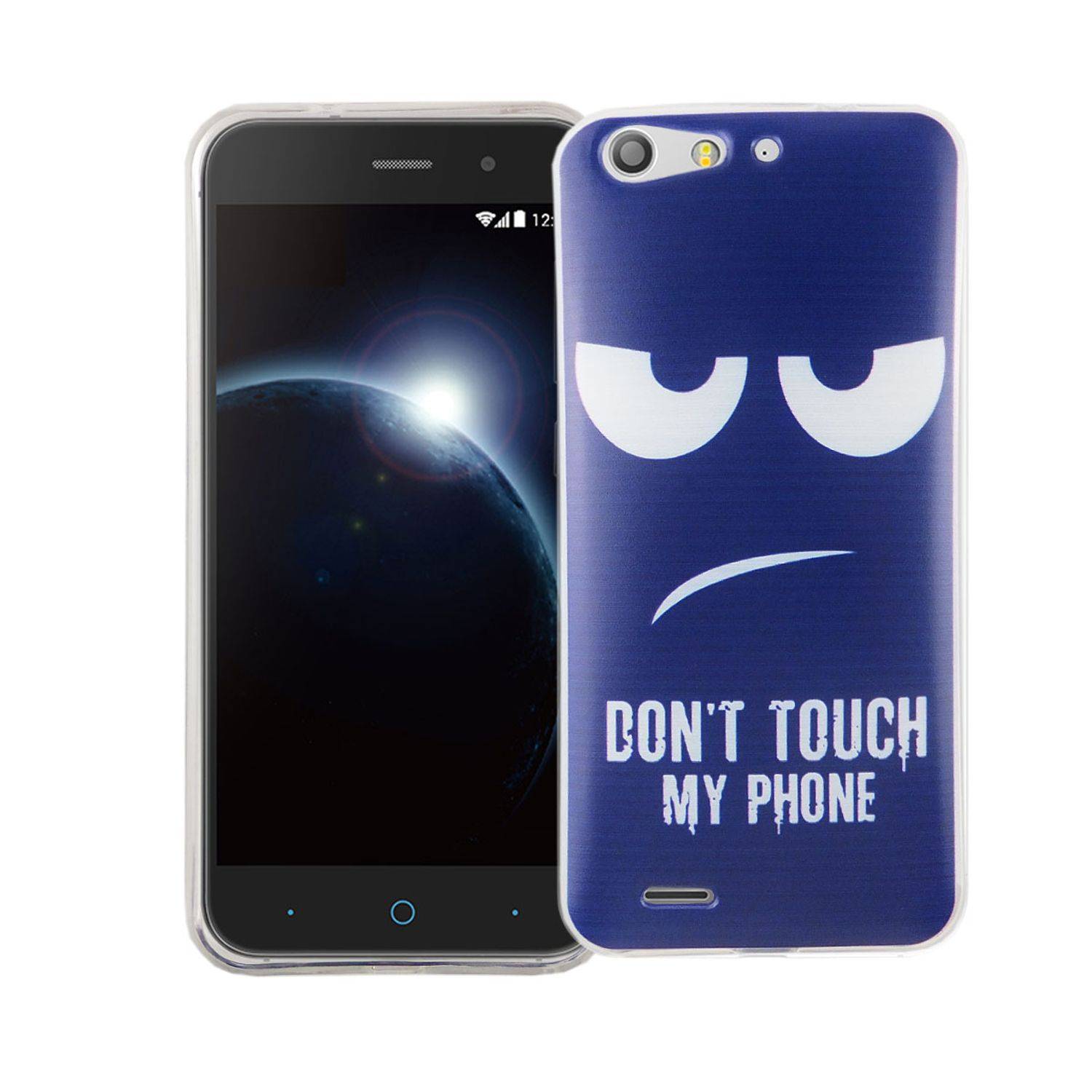 ZTE Blade V6 Handyhülle Bumper Backcover Blau