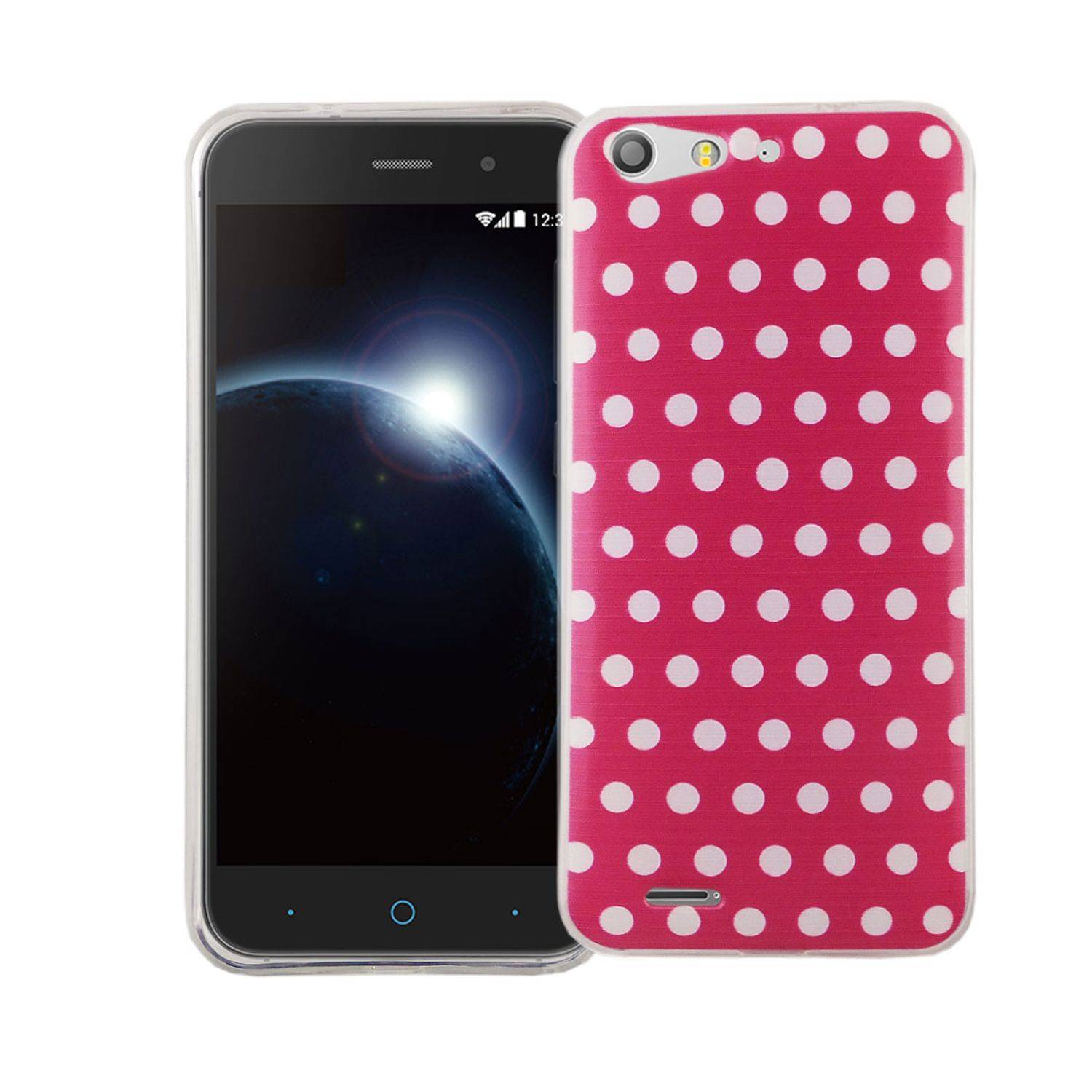 ZTE Blade V6 Handyhülle Bumper Backcover Rosa