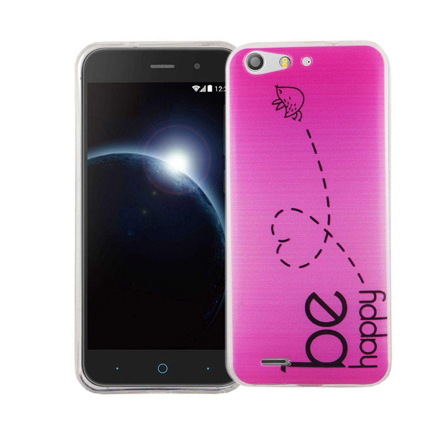 ZTE Blade V6 Handyhülle Bumper Backcover Rosa