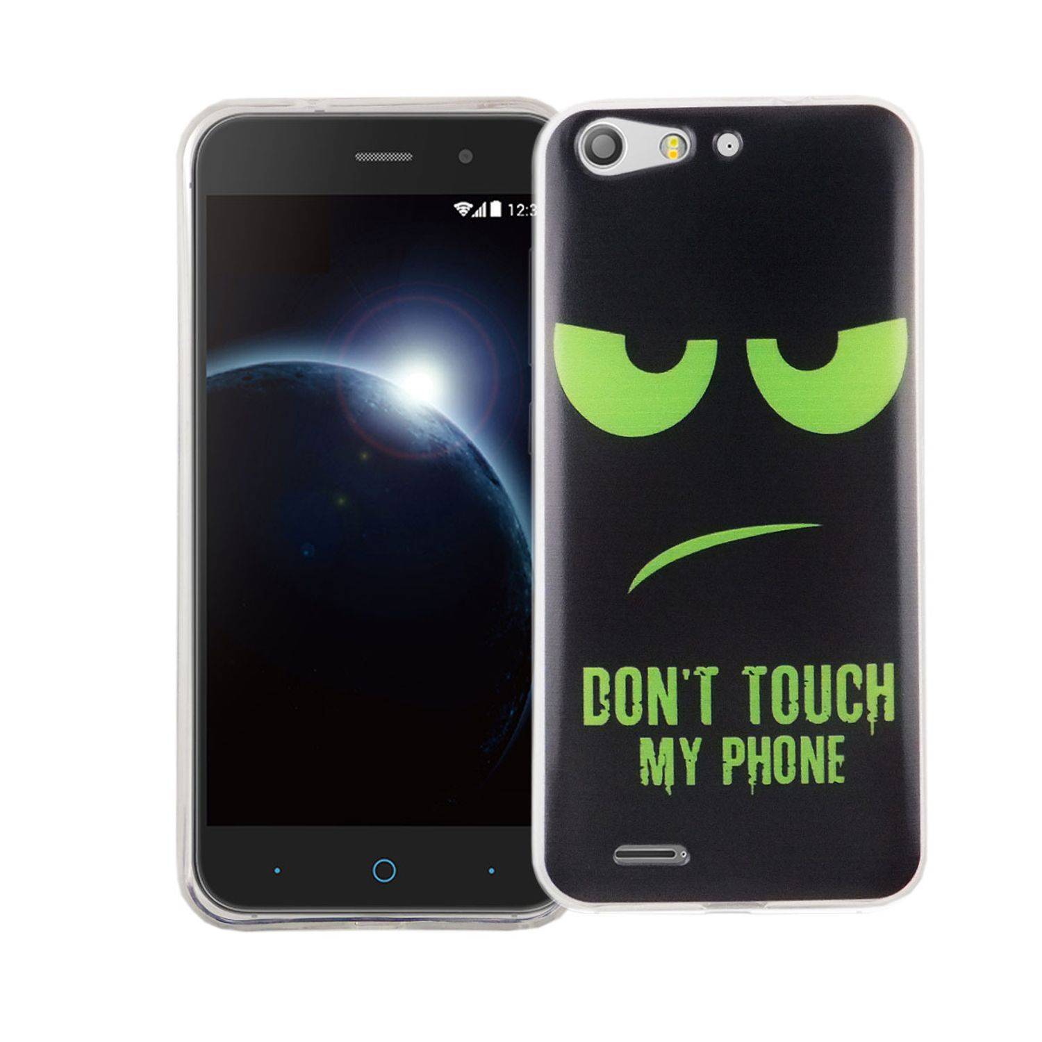 ZTE Blade V6 Handyhülle Bumper Backcover Schwarz