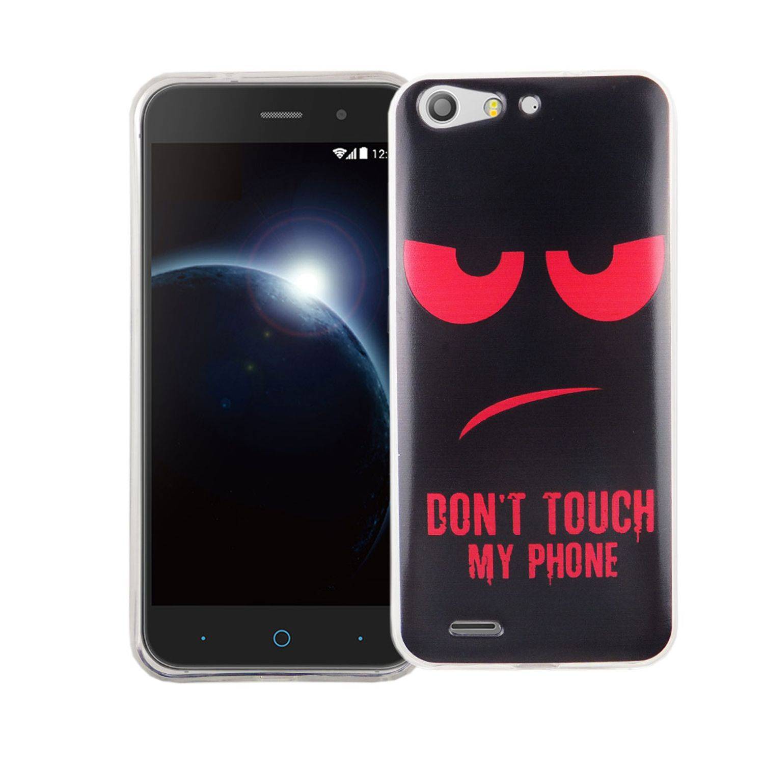 ZTE Blade V6 Handyhülle Bumper Backcover Schwarz