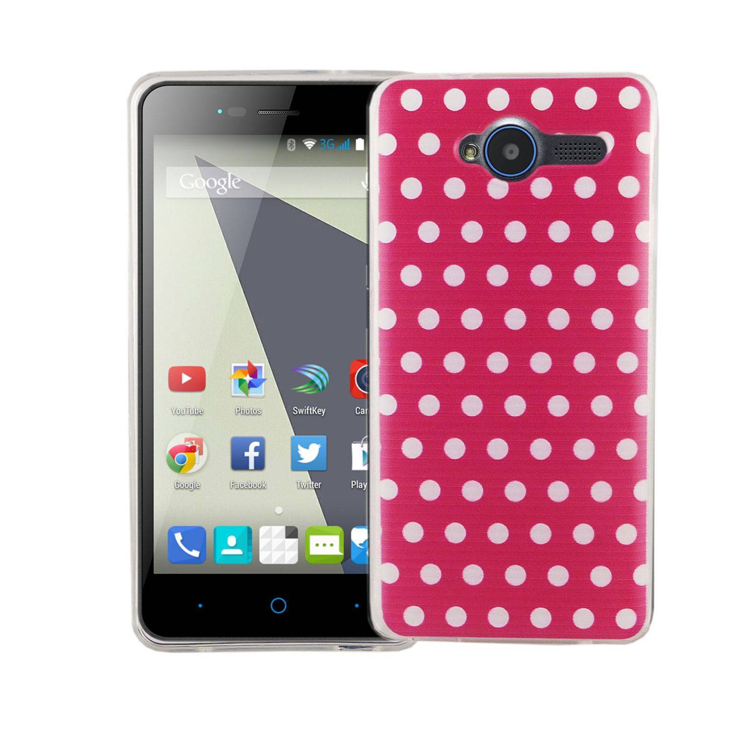 ZTE Blade L3 Handyhülle Bumper Backcover Rosa