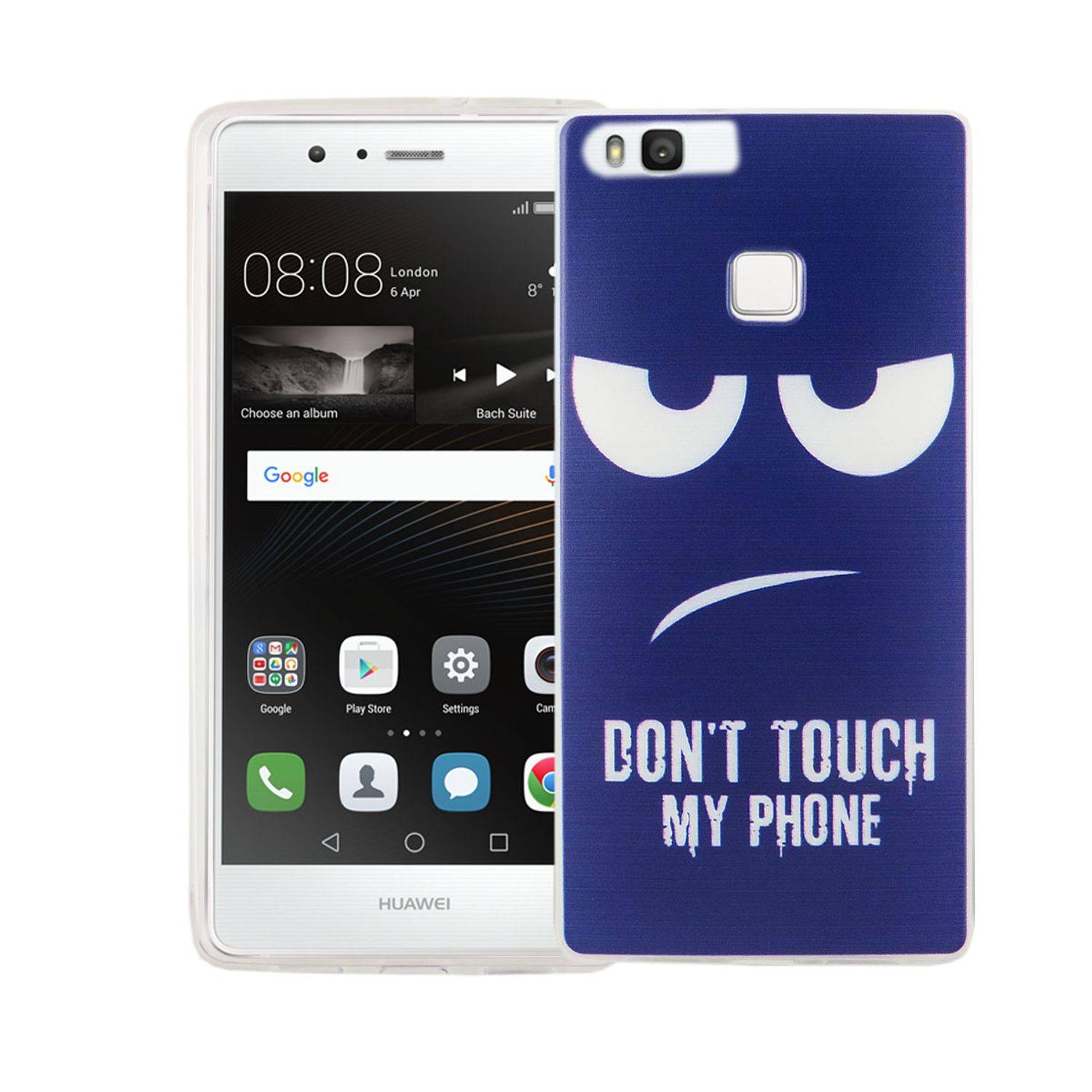Huawei P9 Handyhülle Bumper Backcover Blau