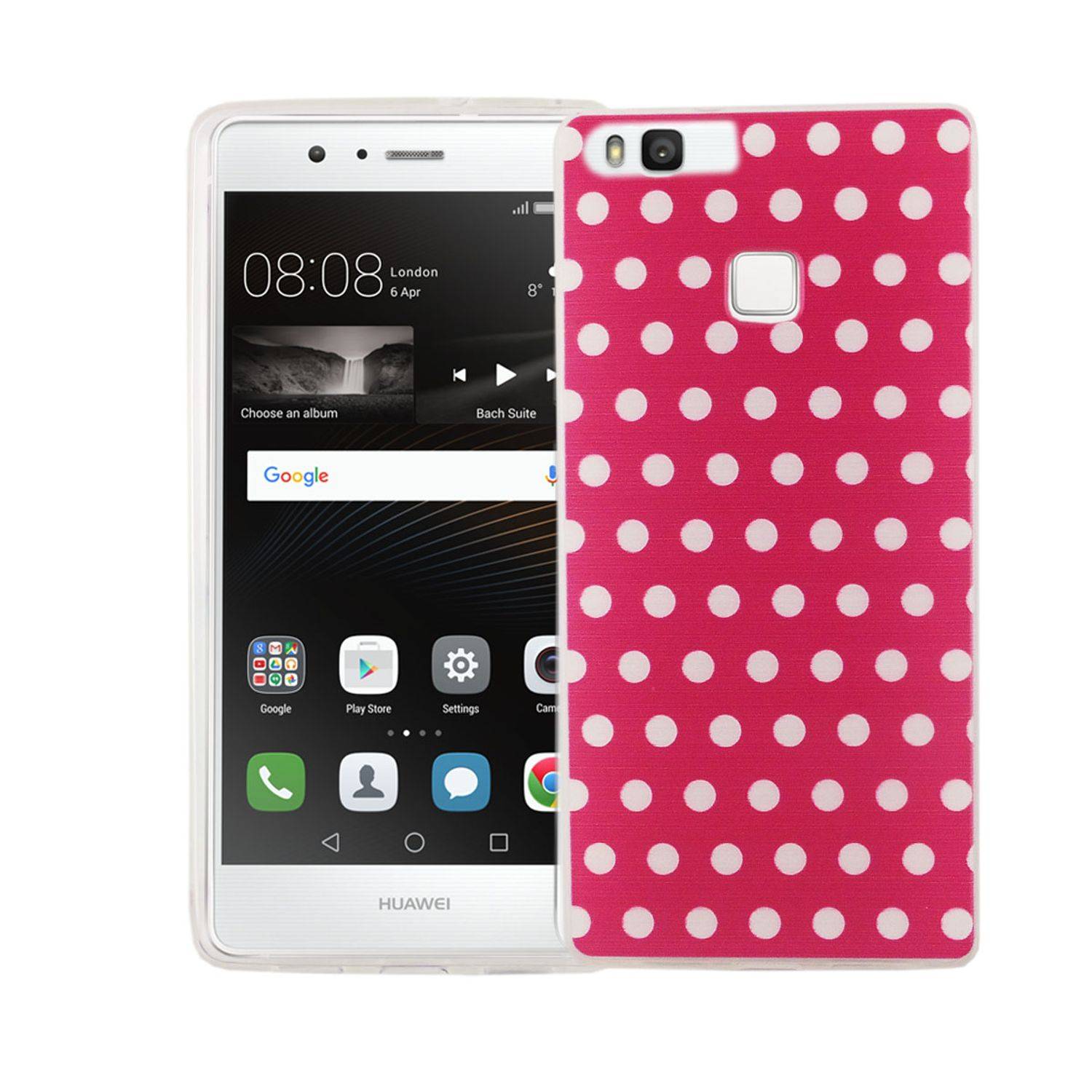 Huawei P9 Handyhülle Bumper Backcover Rosa