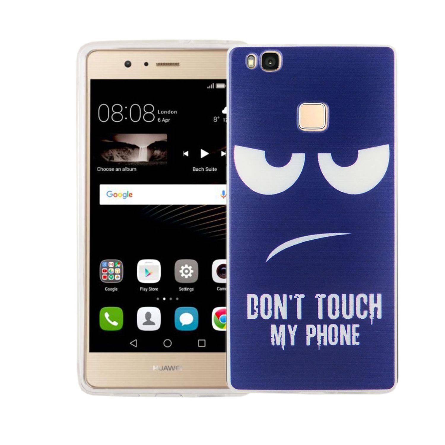 Huawei P9 Lite Handyhülle Bumper Backcover Blau