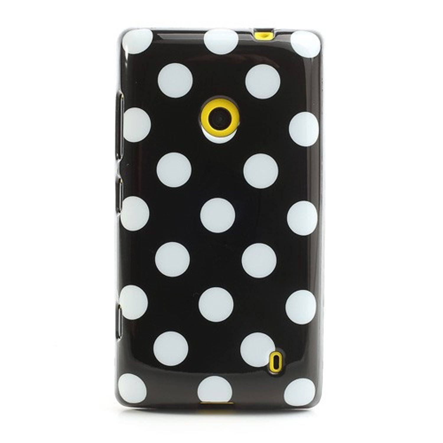 Nokia Lumia 520 Handyhülle Backcover Schwarz