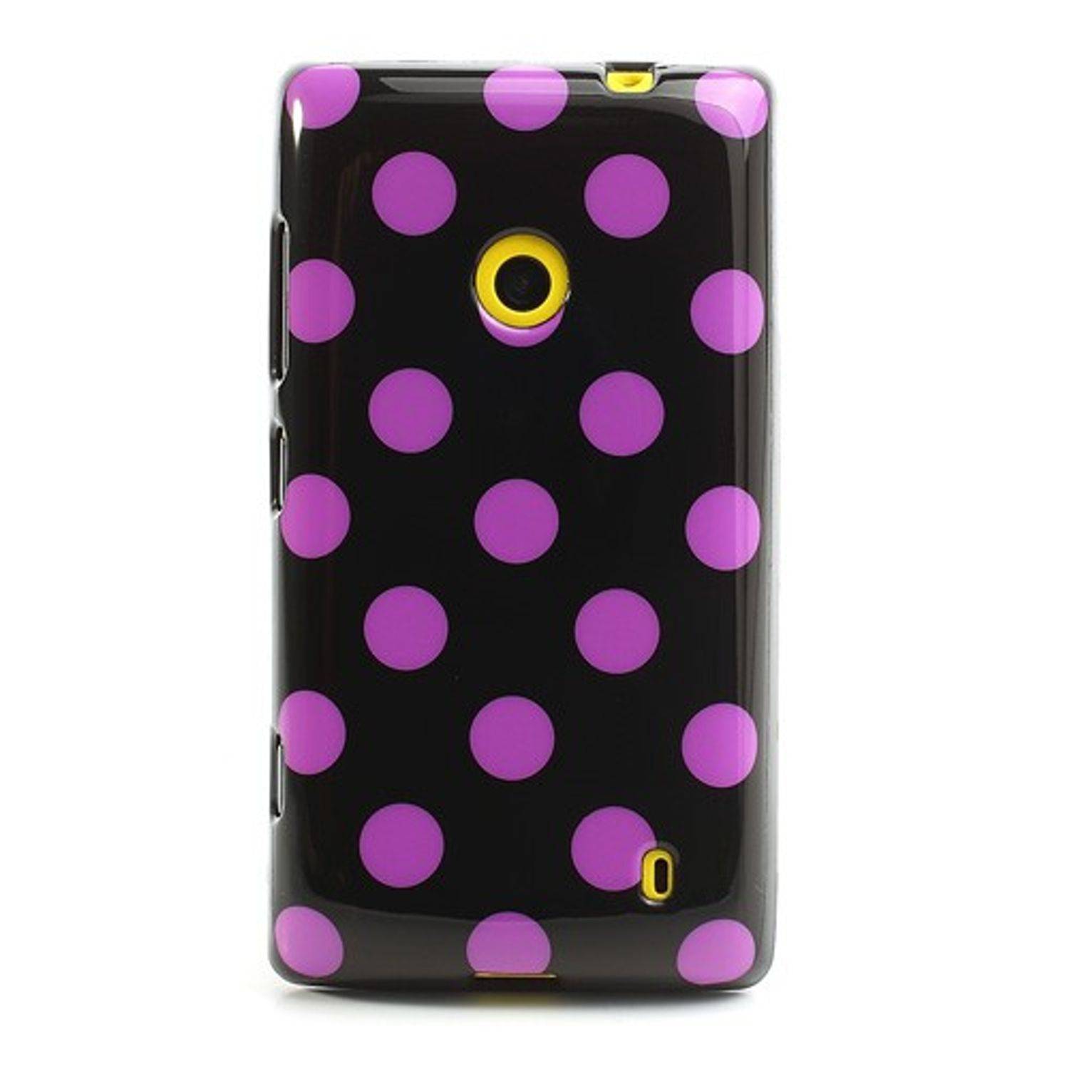 Nokia Lumia 520 Handyhülle Backcover Schwarz