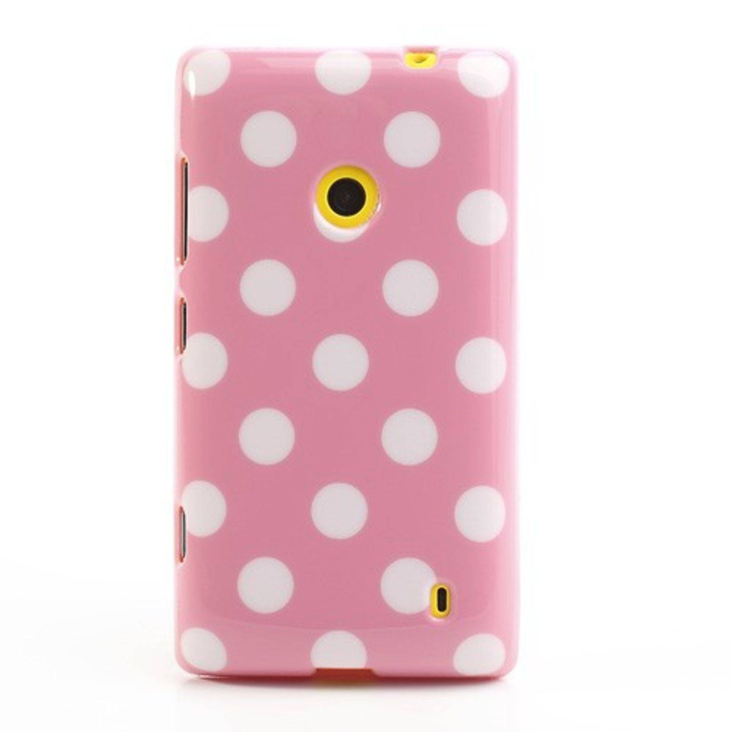 Nokia Lumia 520 Handyhülle Backcover Rosa