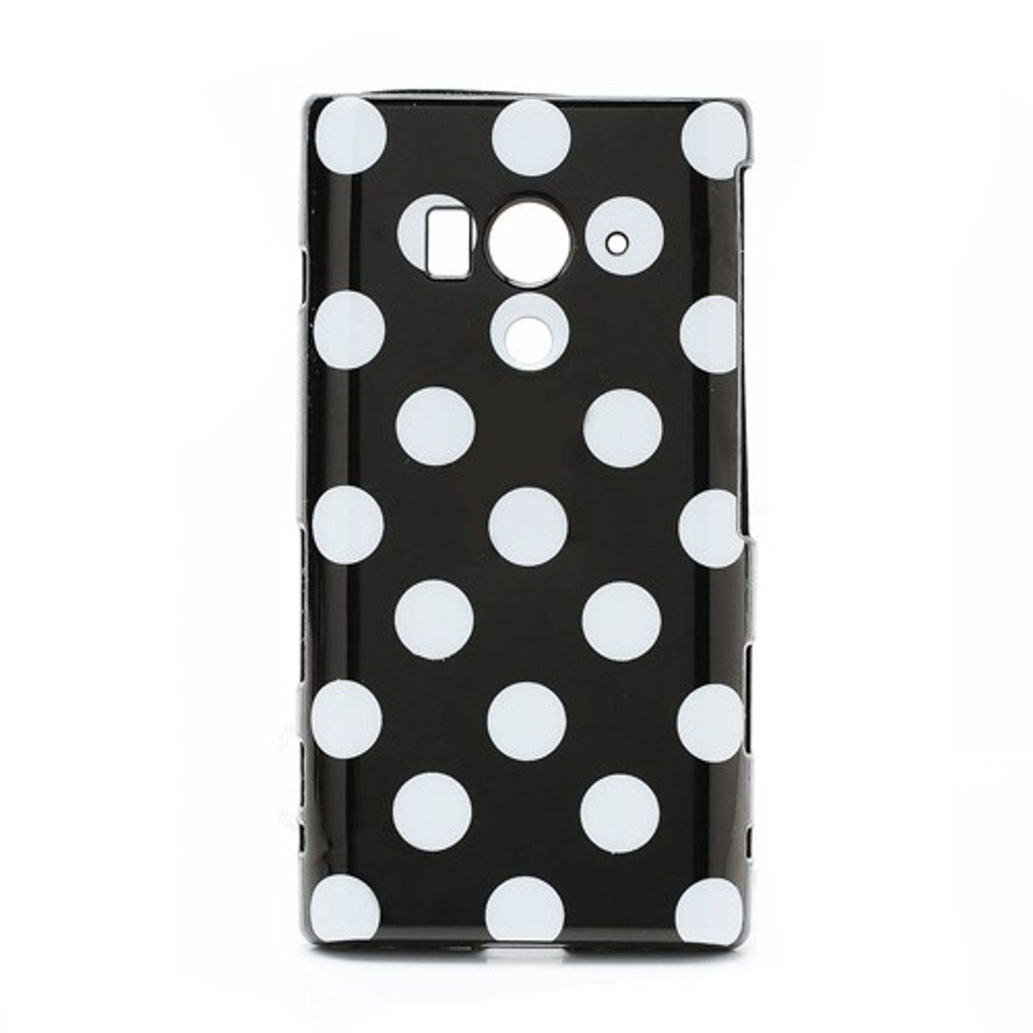 Sony Xperia acro S Handyhülle Backcover Schwarz