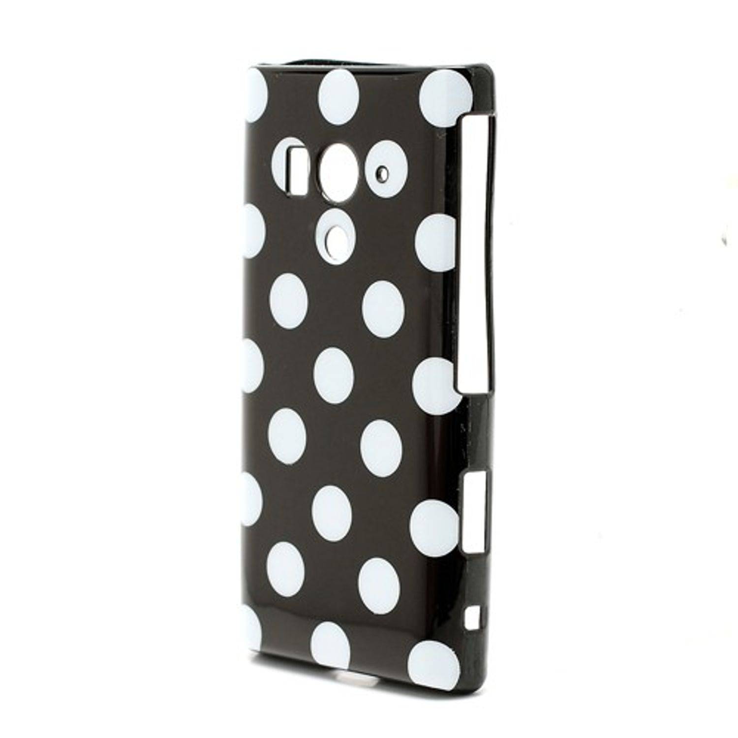 Sony Xperia acro S Handyhülle Backcover Schwarz