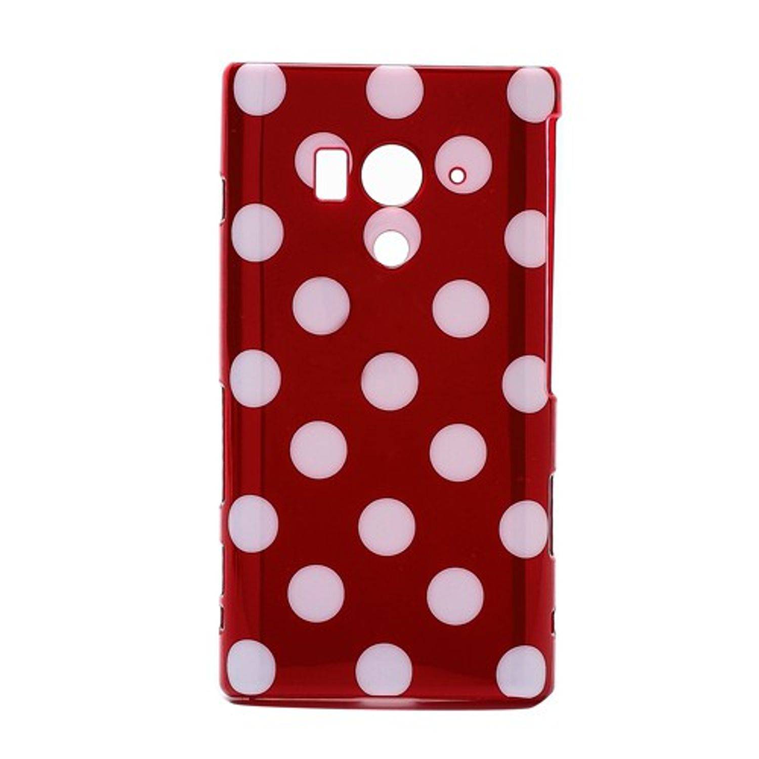 Sony Xperia acro S Handyhülle Backcover Rot
