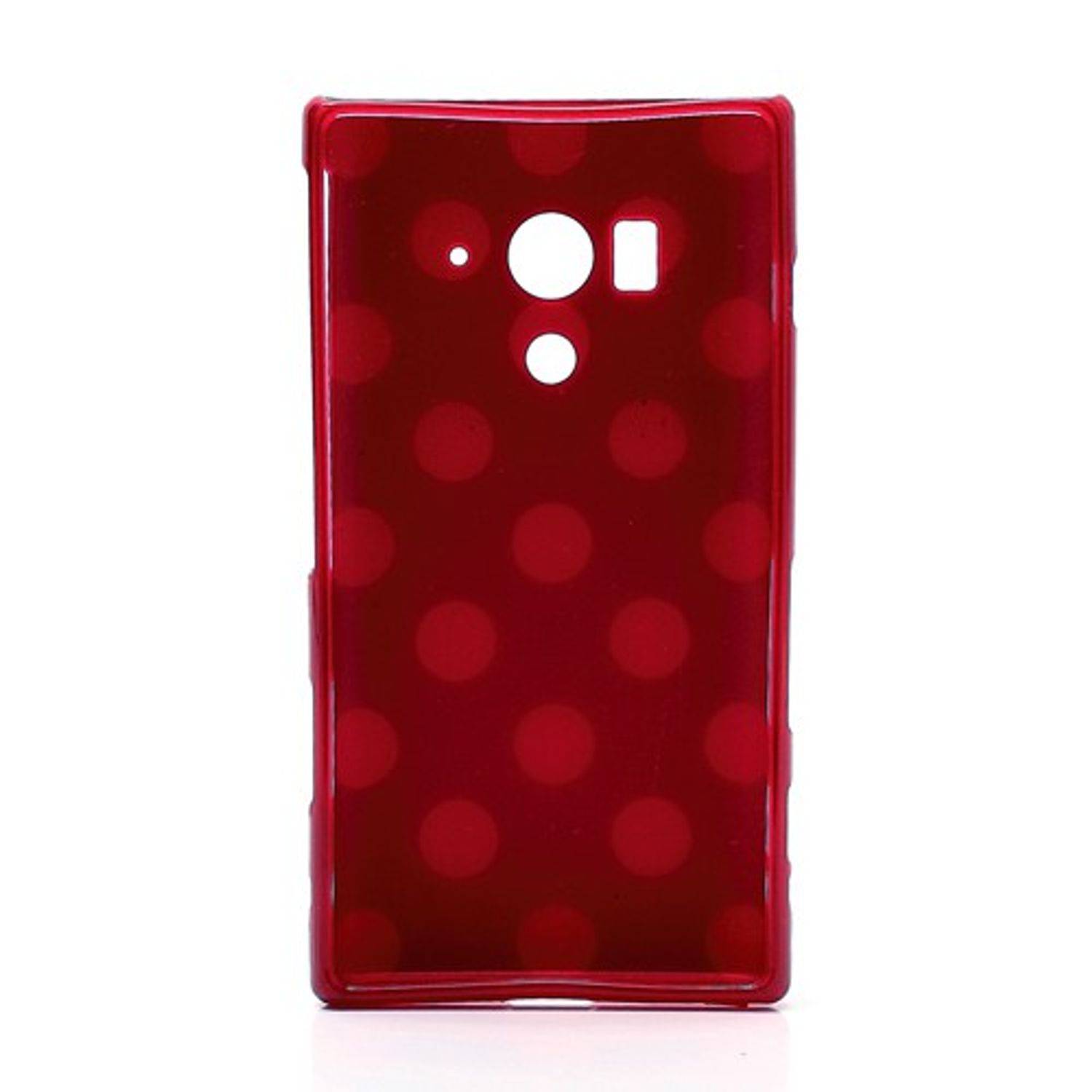 Sony Xperia acro S Handyhülle Backcover Rot
