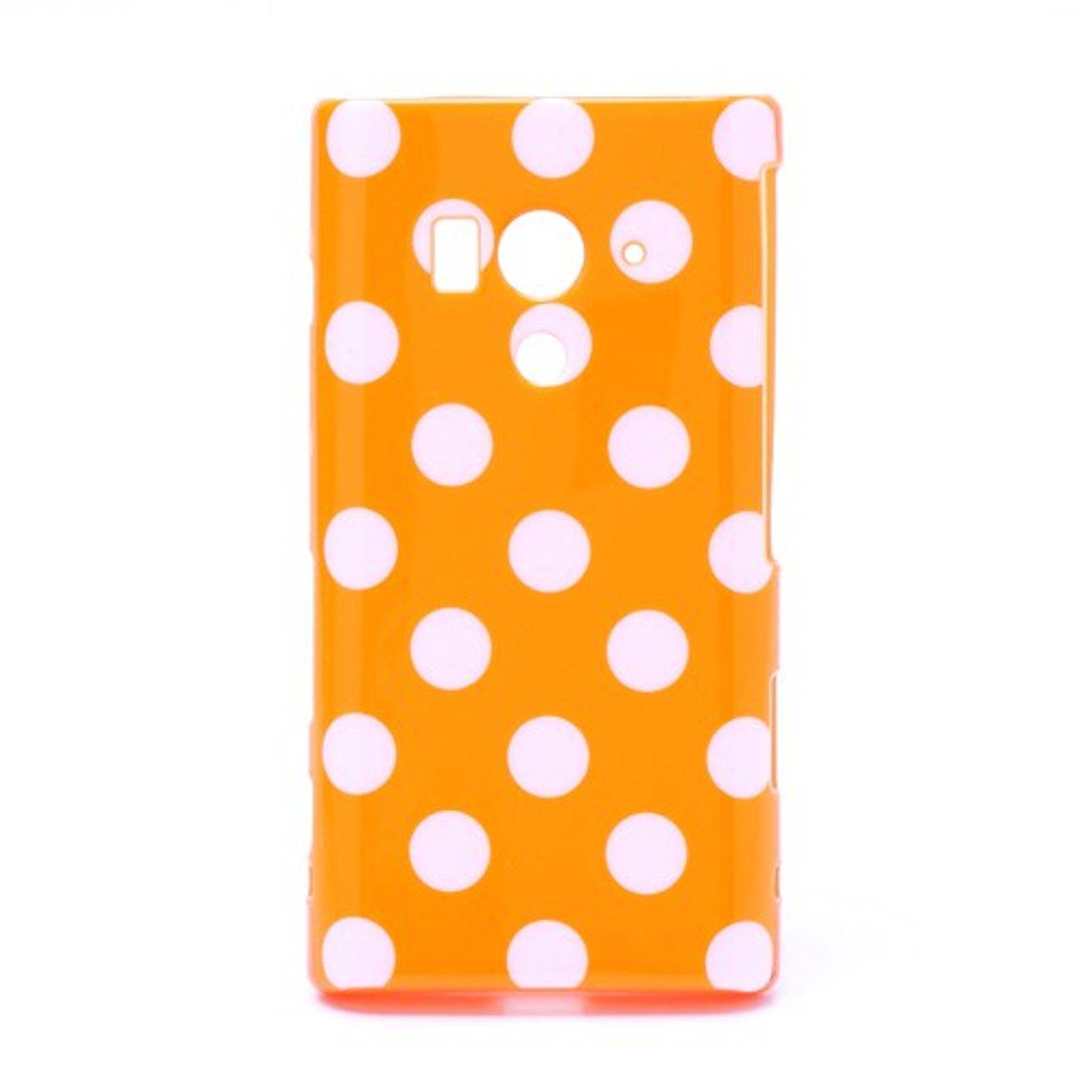 Sony Xperia acro S Handyhülle Backcover Orange