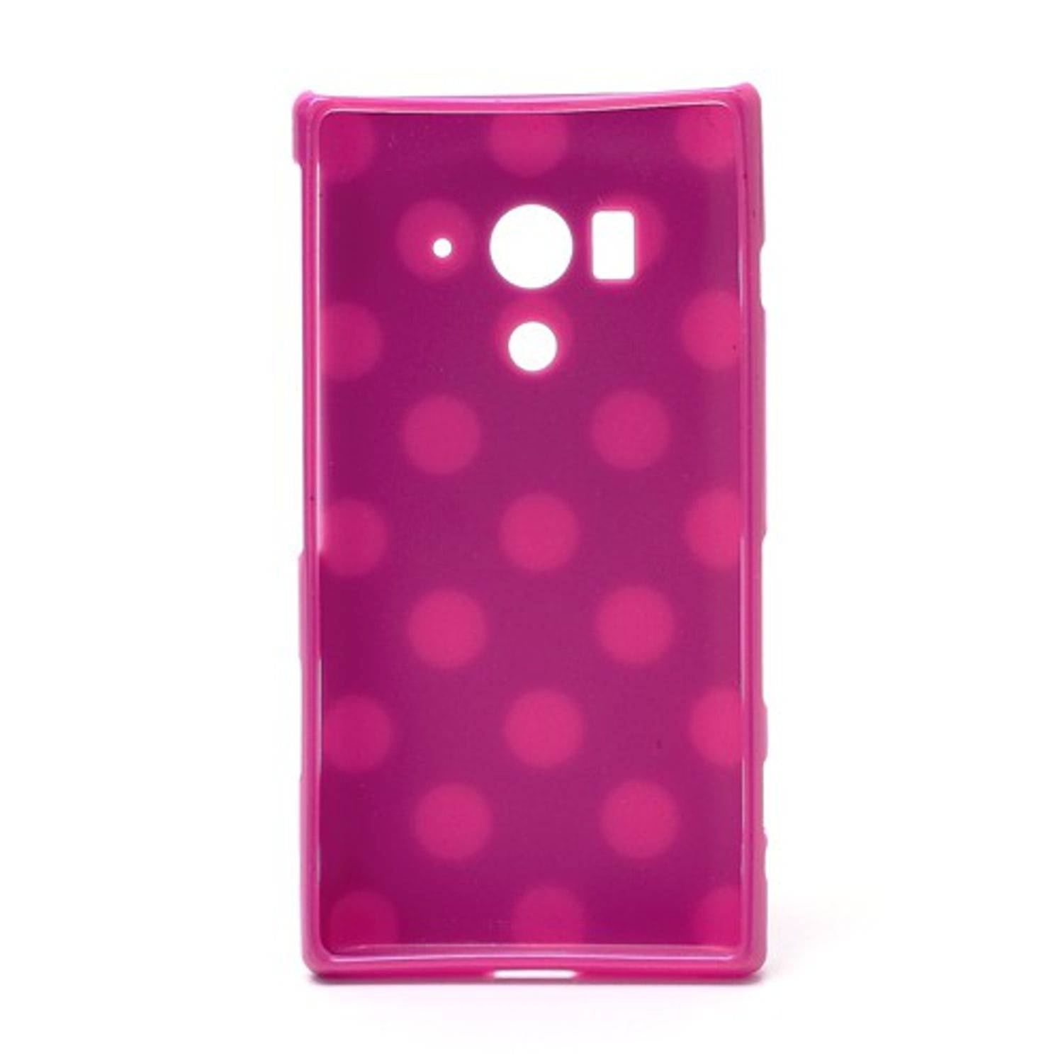 Sony Xperia acro S Handyhülle Backcover Orange