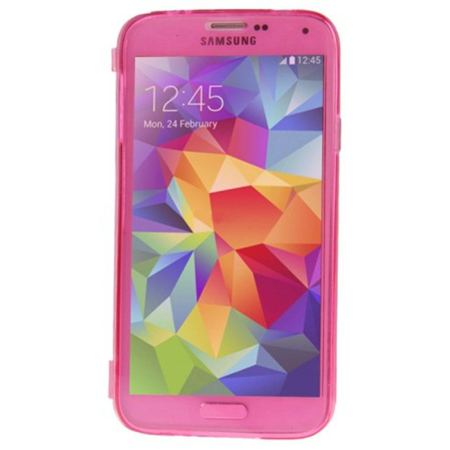 Samsung Galaxy S5 / S5 Neo Handyhülle Backcover Rosa