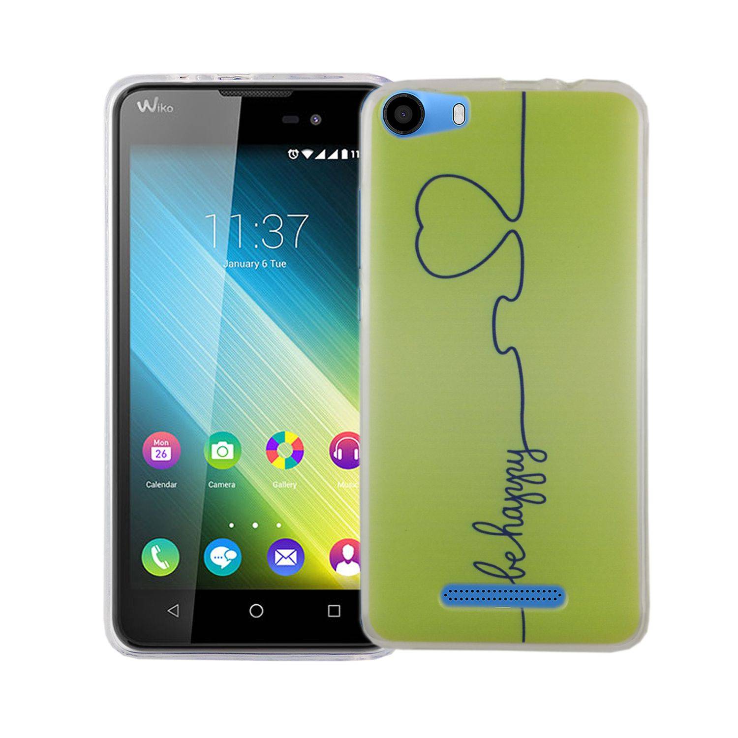 Wiko Lenny 2 Handyhülle Bumper Backcover Grün